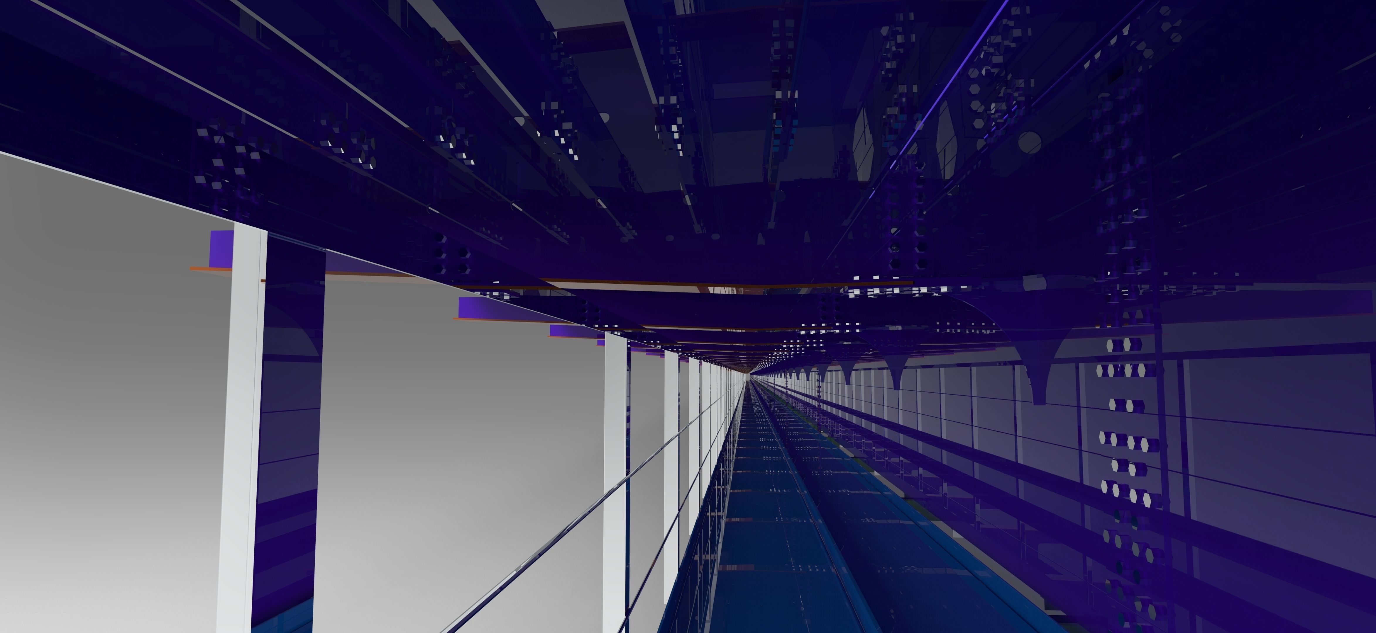 Steel brige 3D model_6