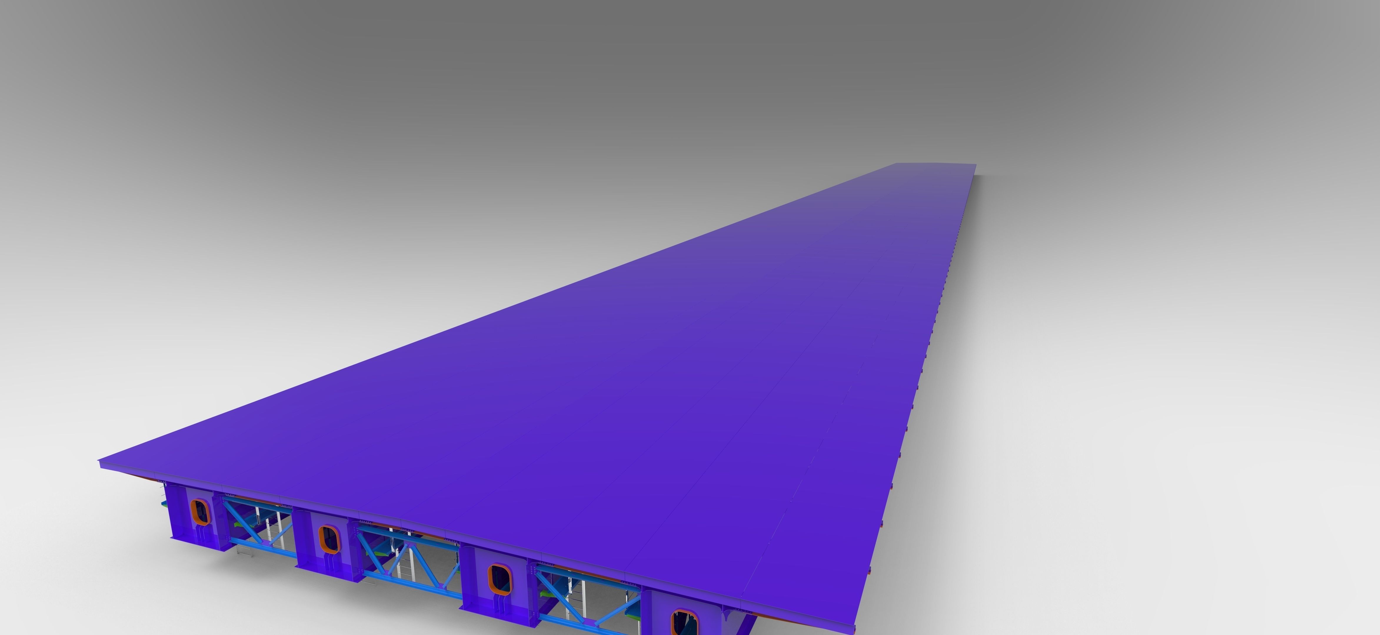 Steel brige 3D model_0