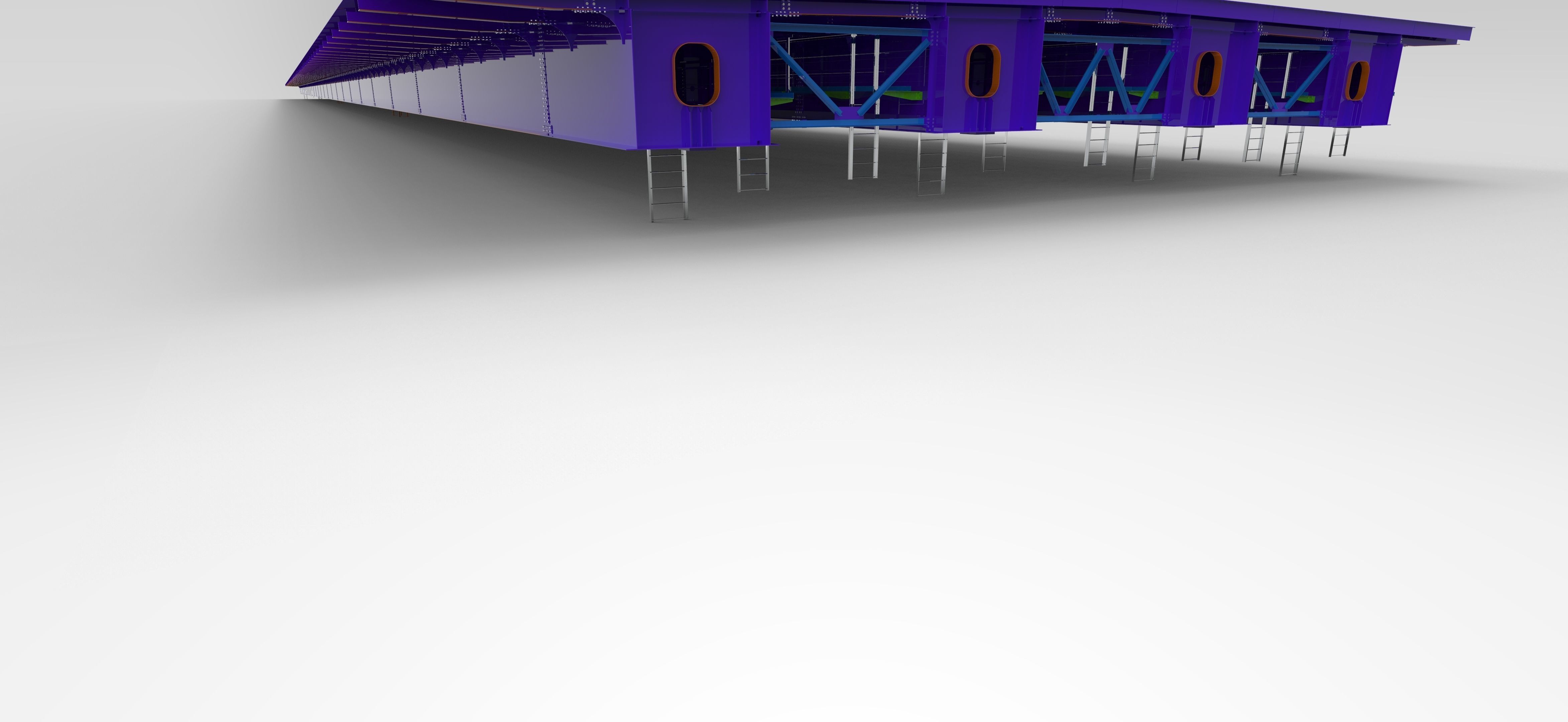 Steel brige 3D model_7