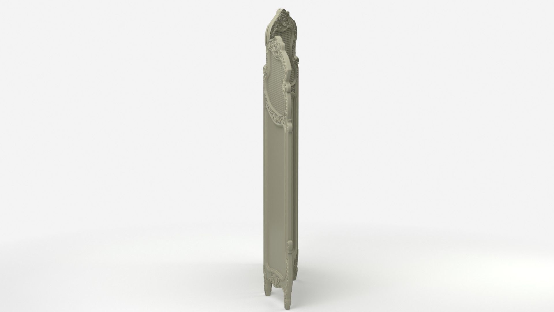 Classic Dressing Screen 3D model_13