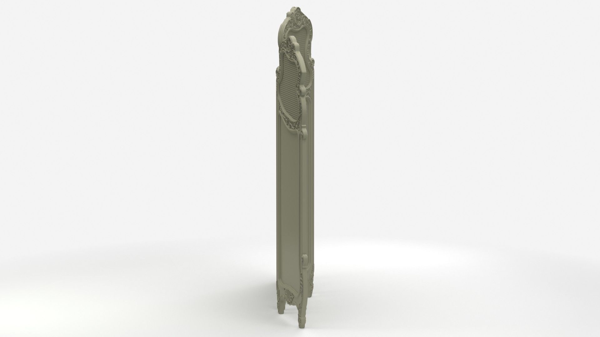 Classic Dressing Screen 3D model_7