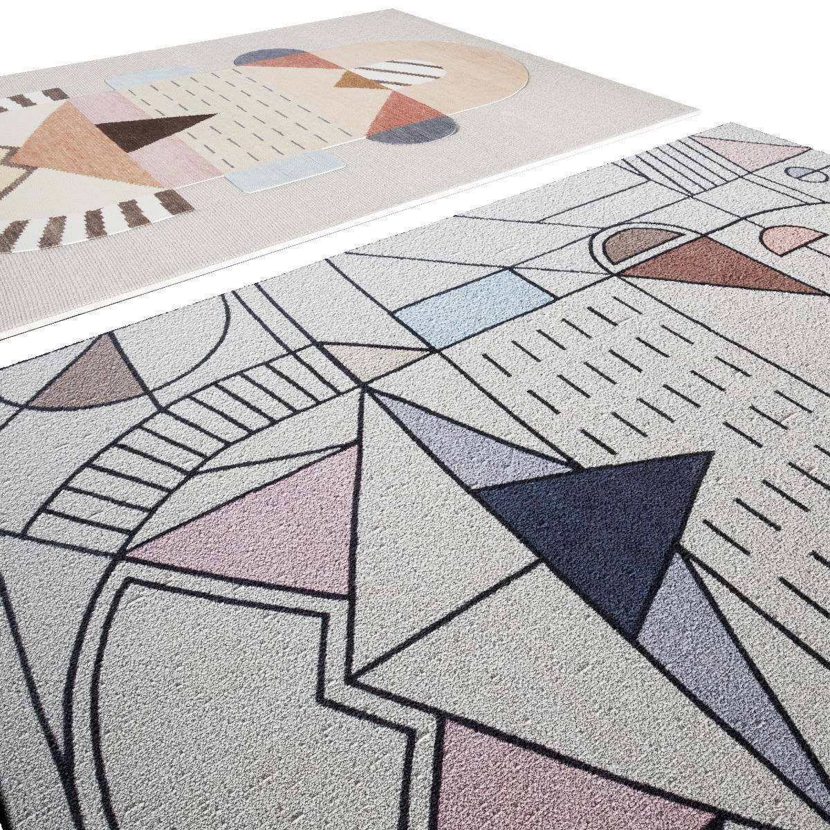 cc-tapis Flatlandia Cartesio 3D model_5