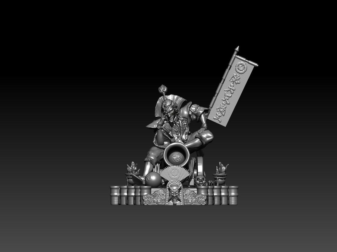 Joker batman ninja 3D print model_3