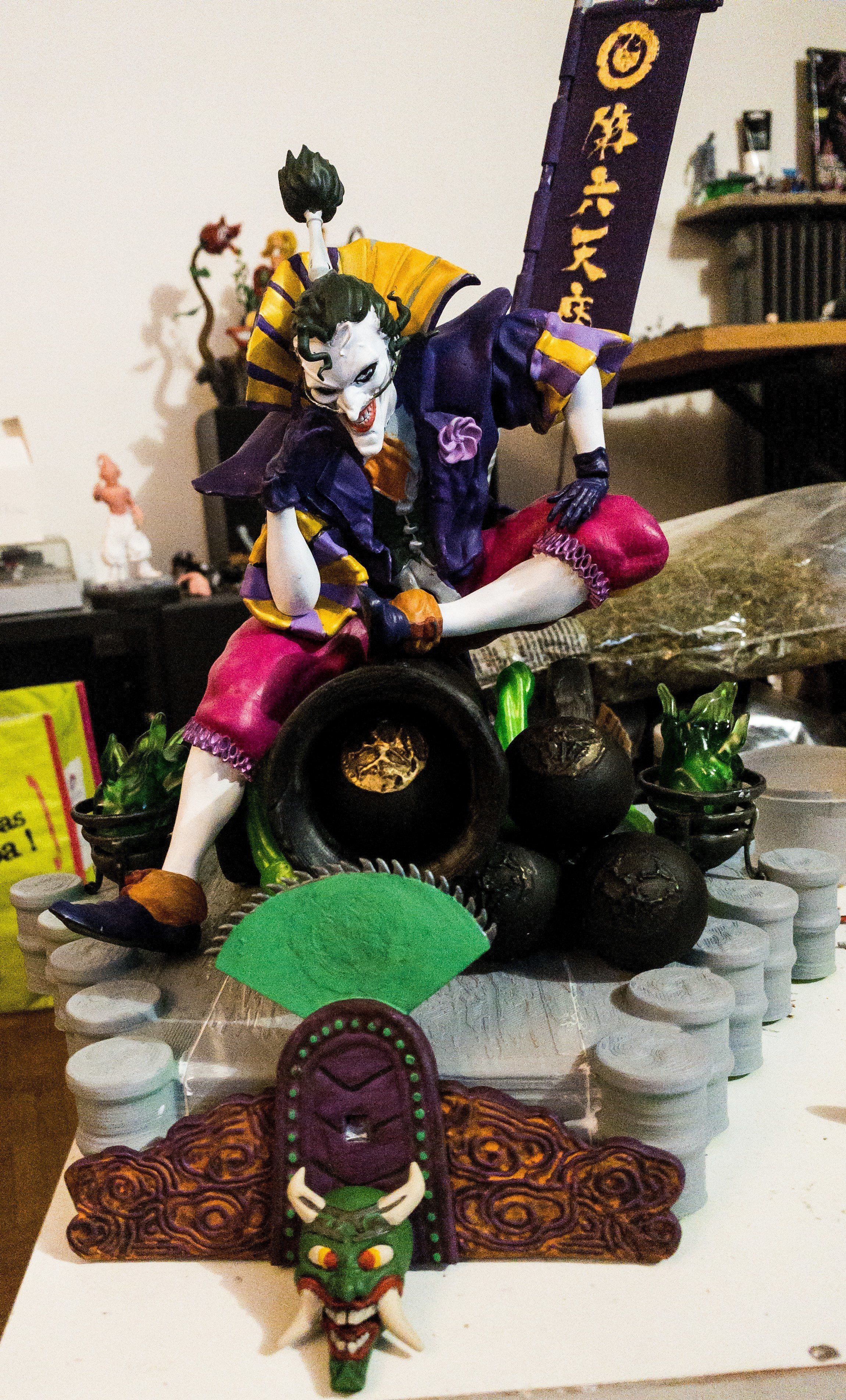 Joker batman ninja 3D print model_9