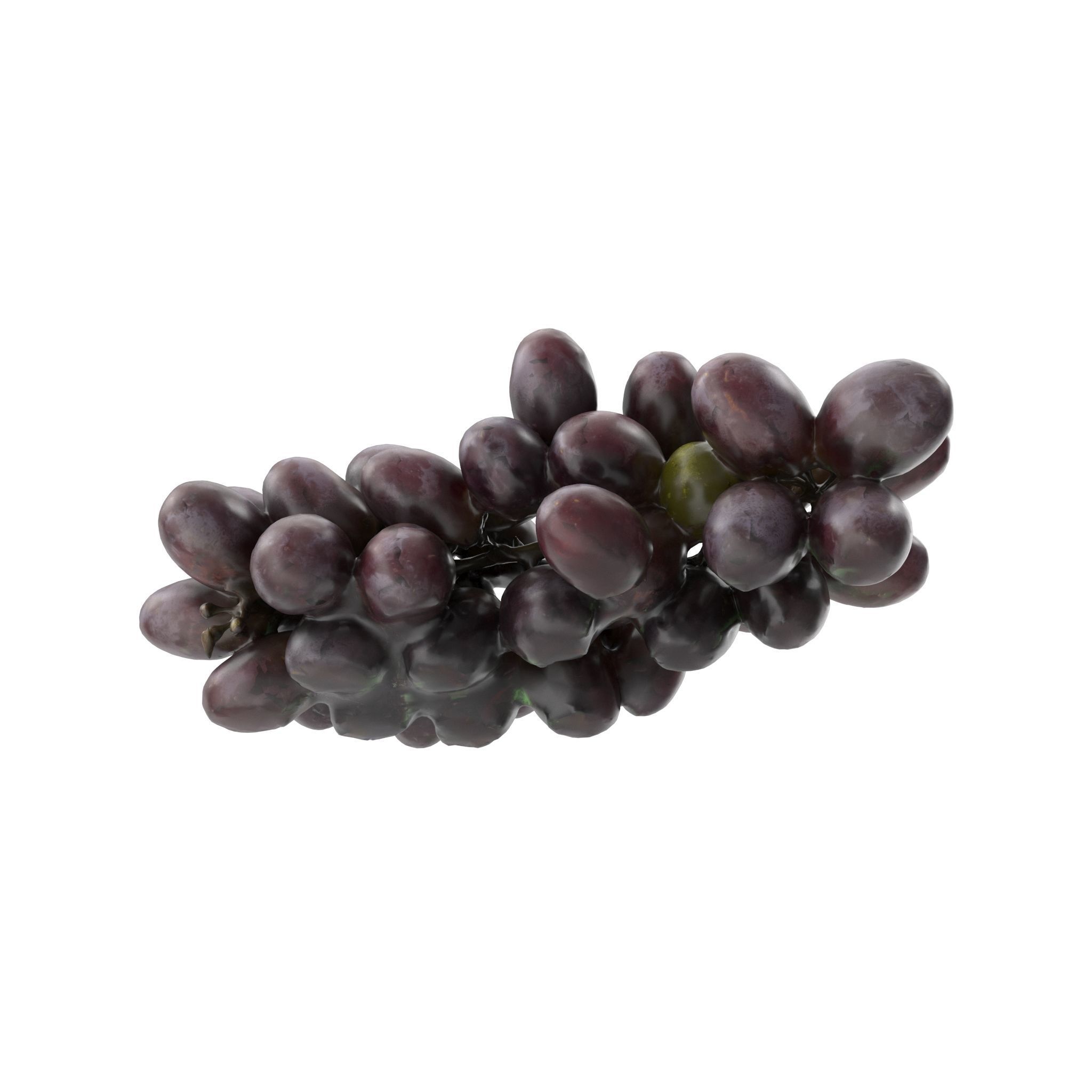 Red Grapes - 4K textures 3D model_6