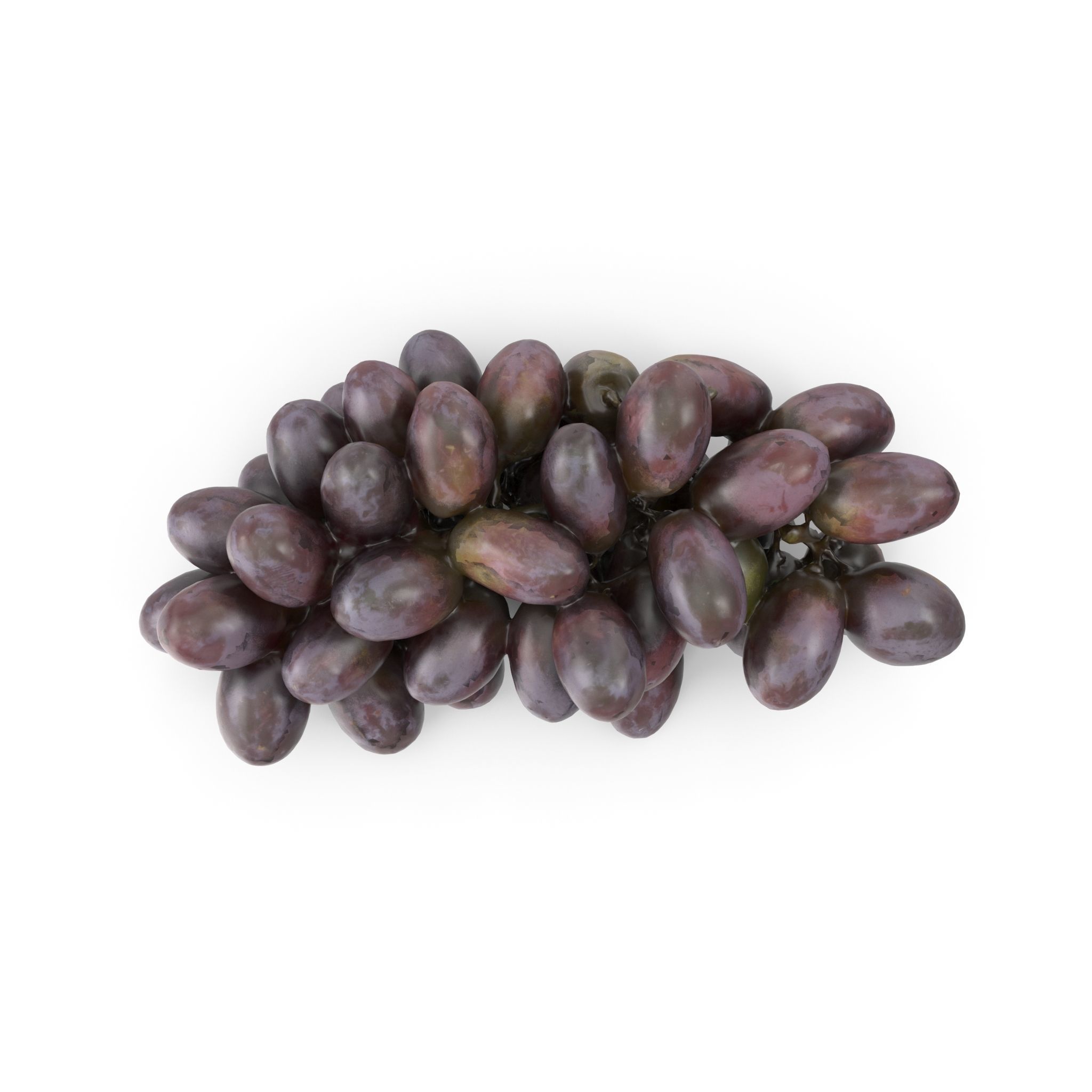 Red Grapes - 4K textures 3D model_3