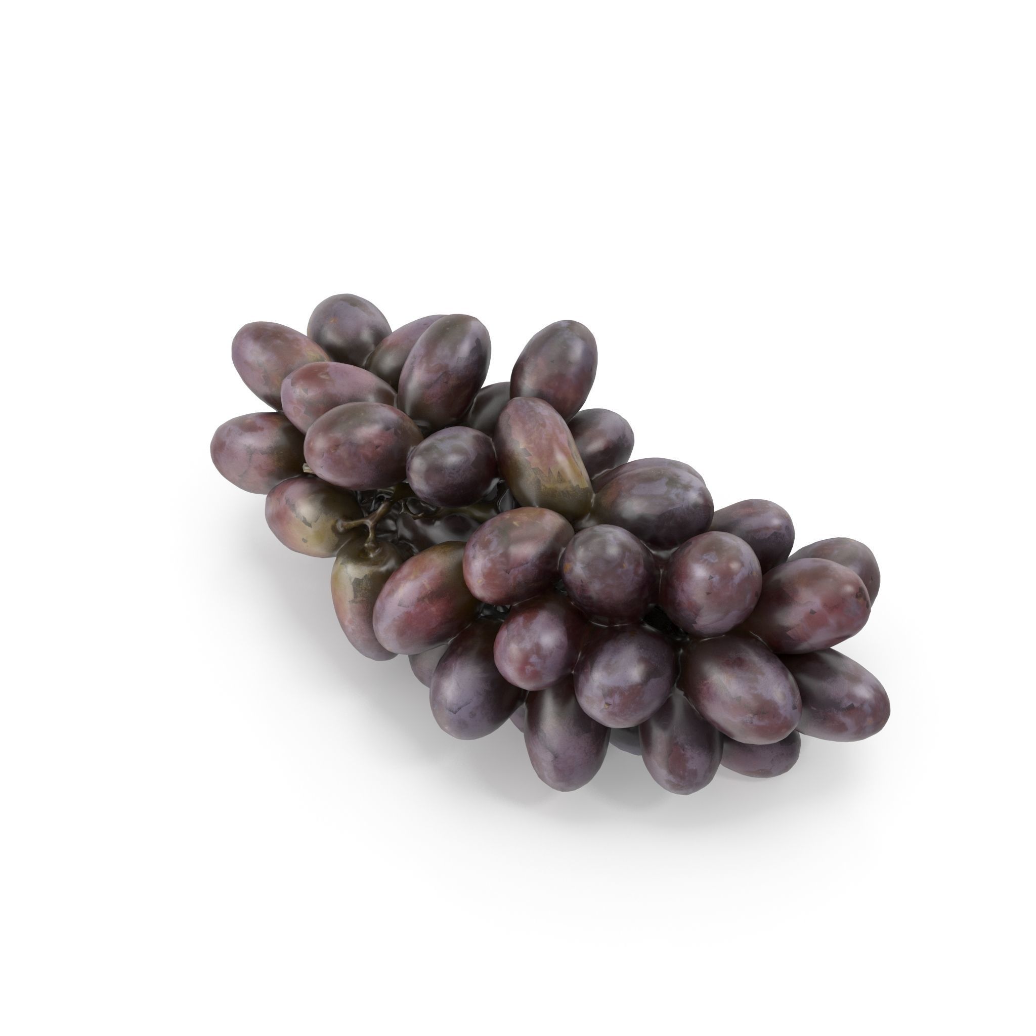 Red Grapes - 4K textures 3D model_9