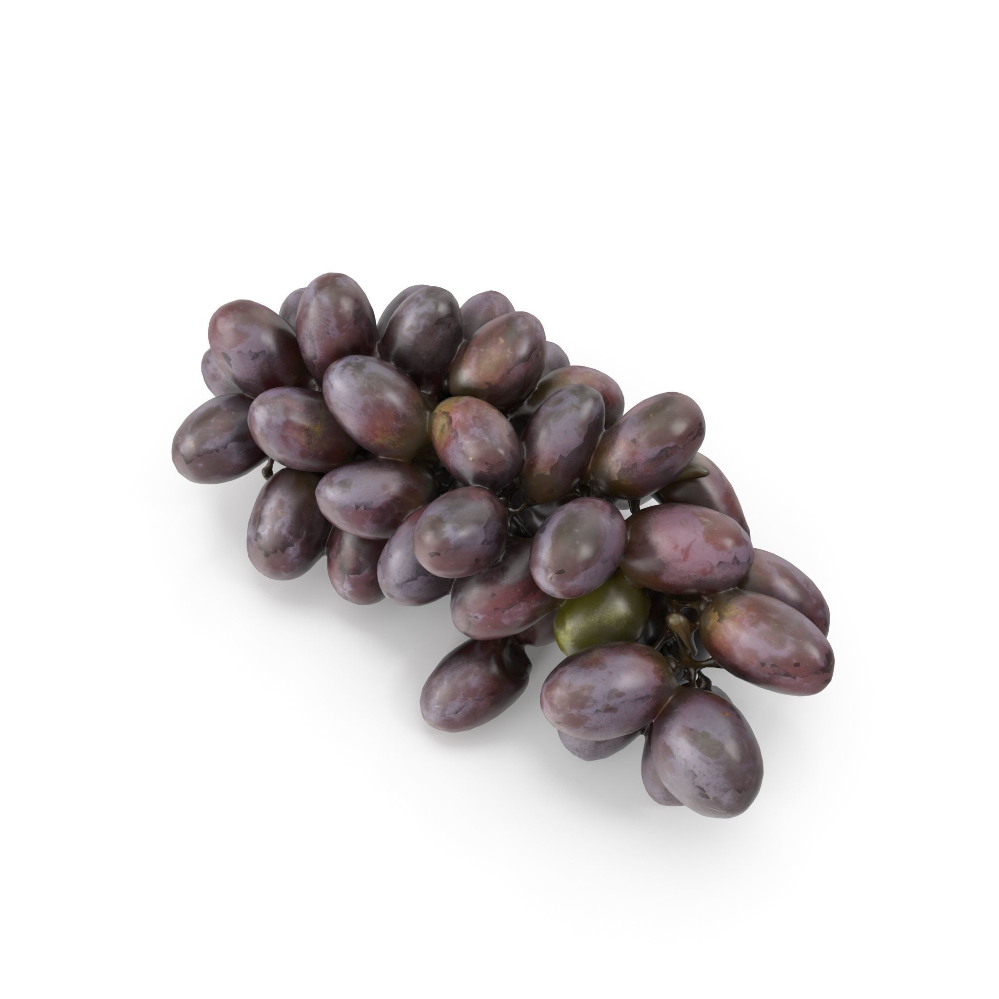 Red Grapes - 4K textures 3D model_11
