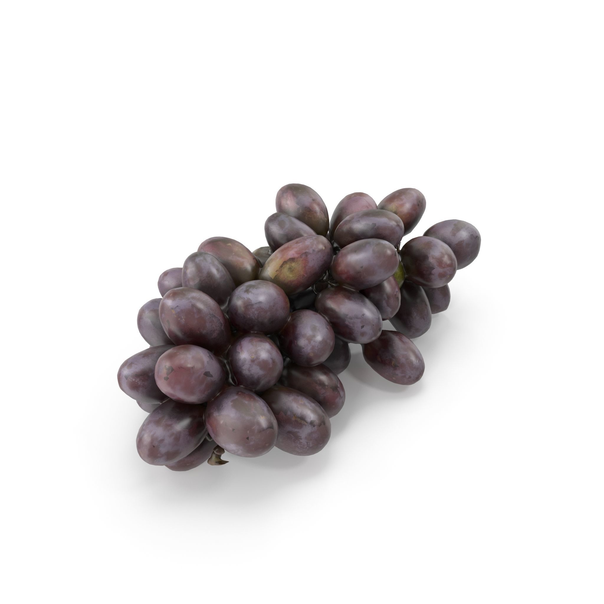 Red Grapes - 4K textures 3D model_10