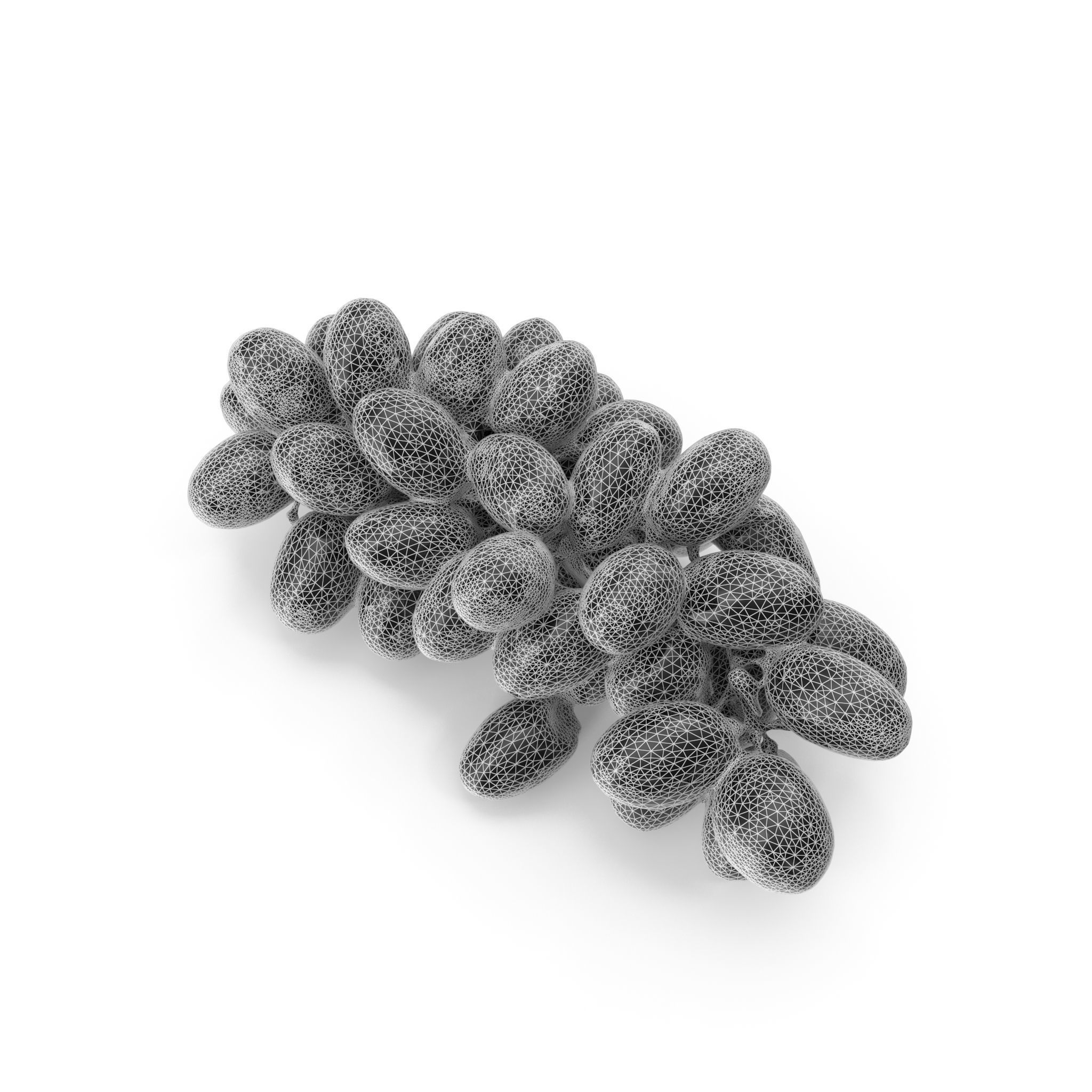 Red Grapes - 4K textures 3D model_13