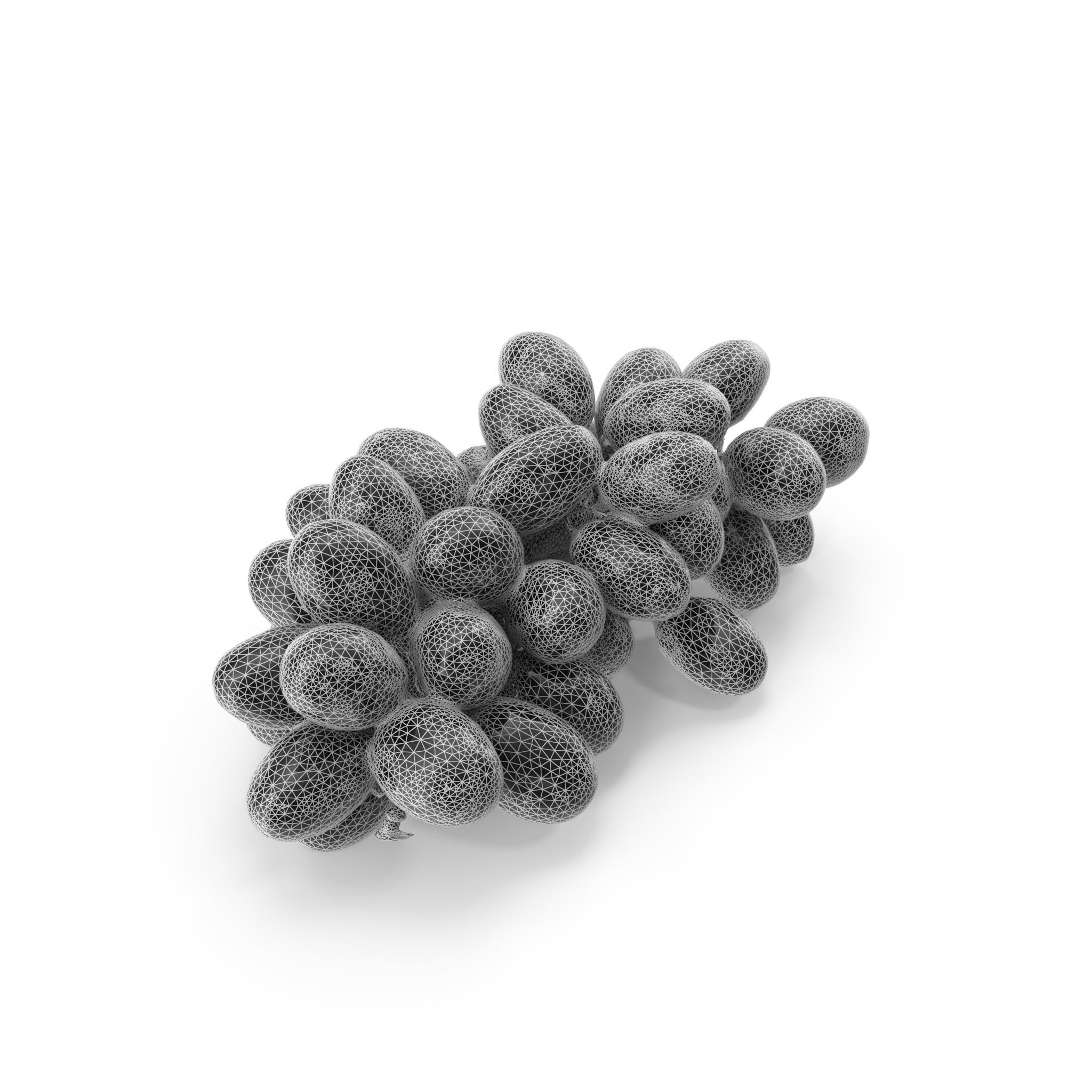 Red Grapes - 4K textures 3D model_19