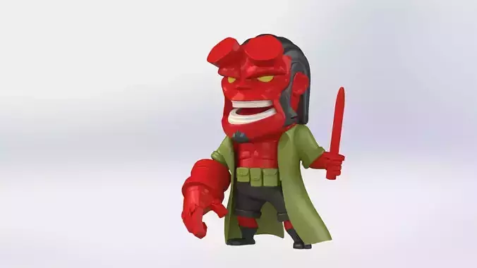 Hellboy figure of