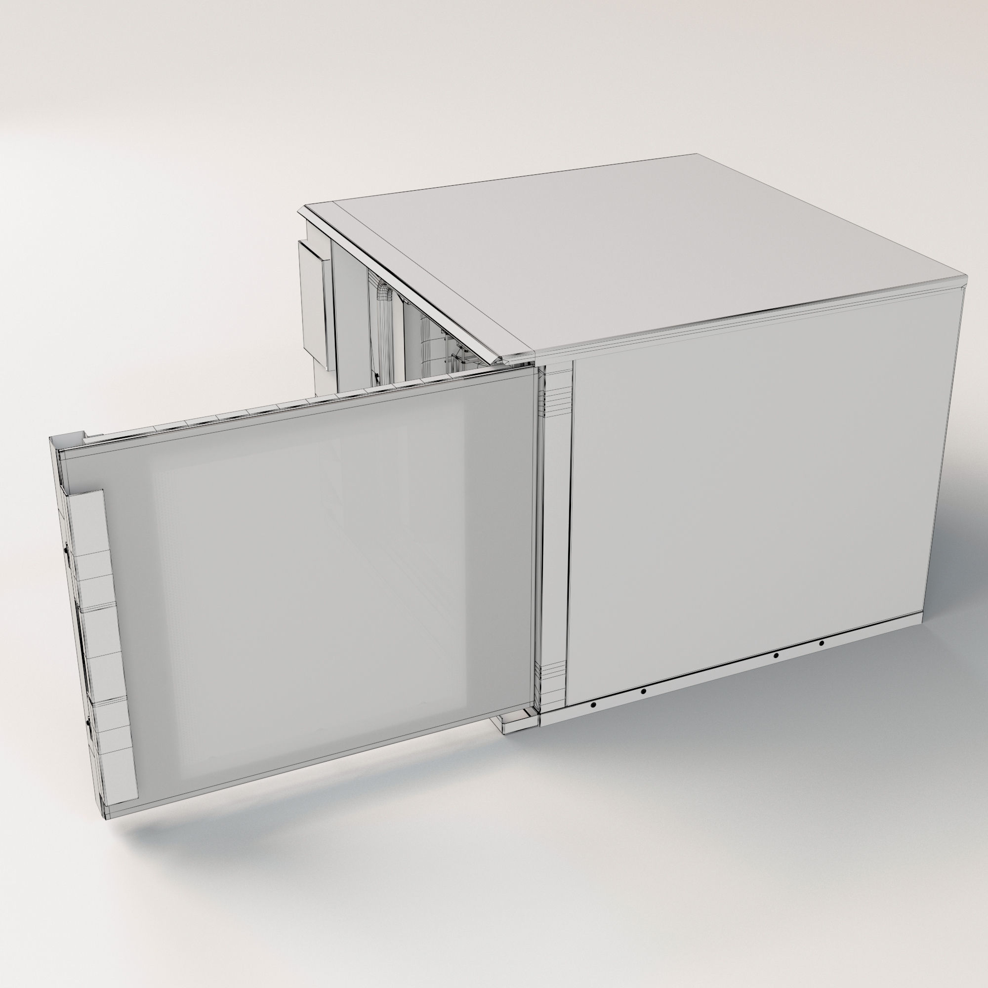 MIWE cube Steam convection oven 3D model_22