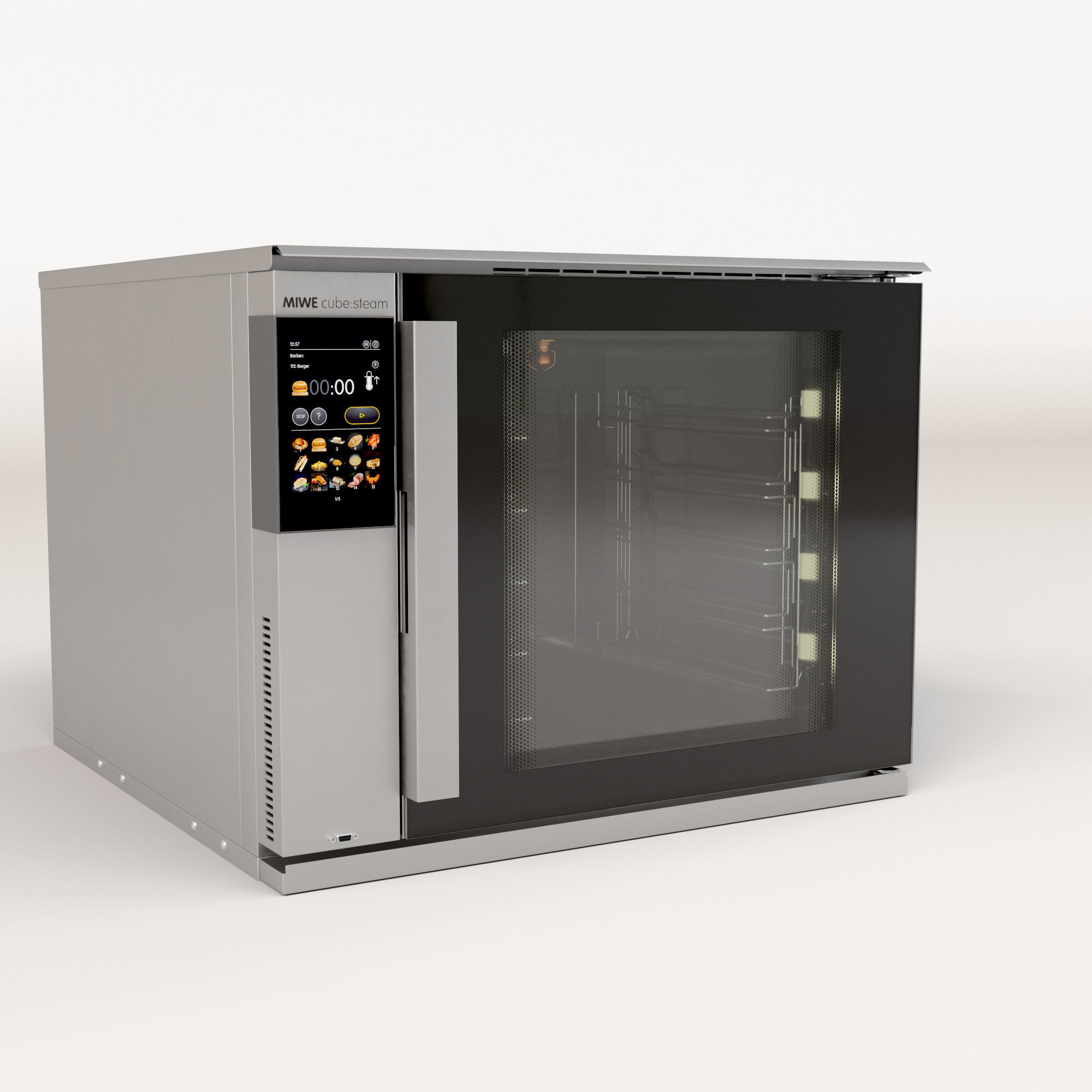 MIWE cube Steam convection oven 3D model_4