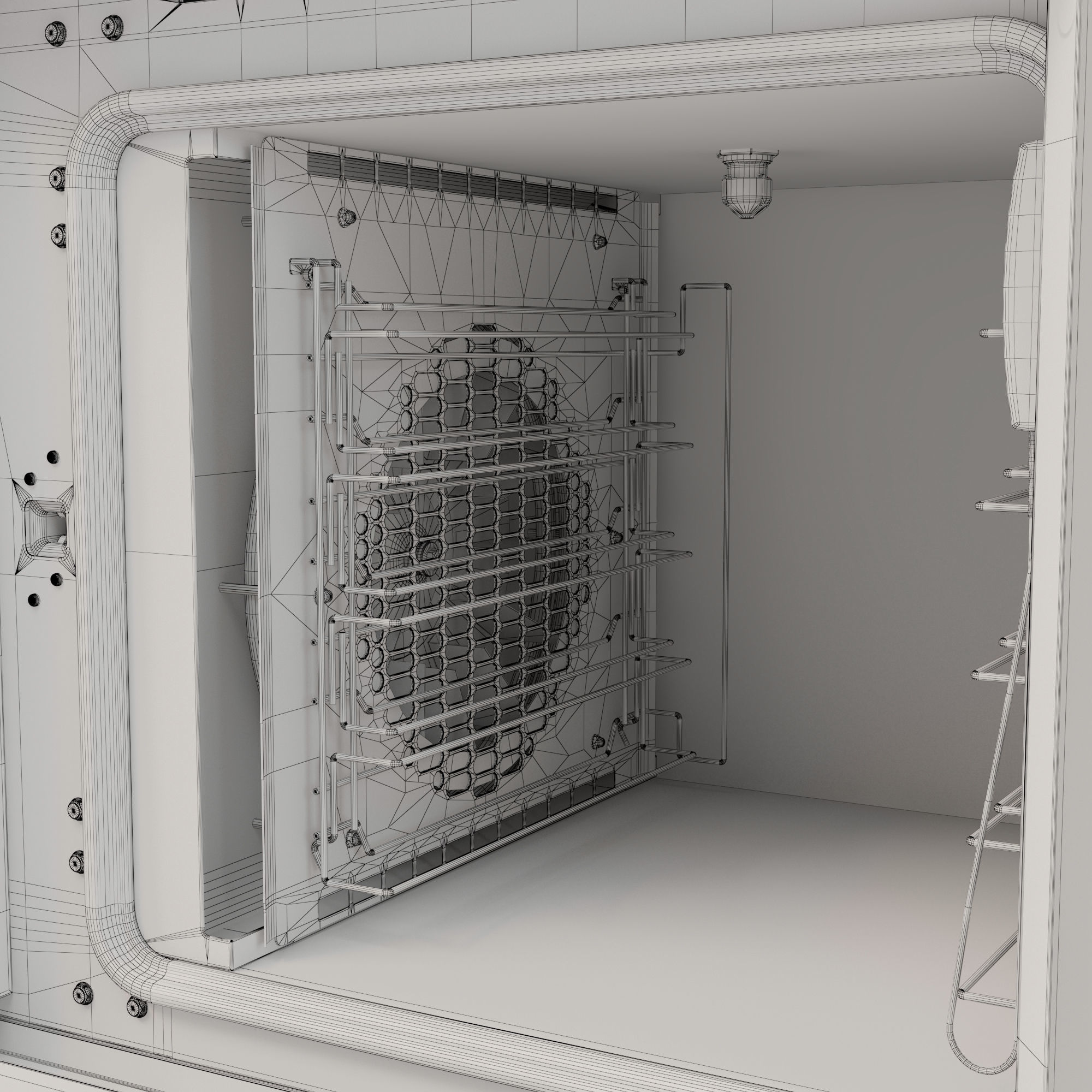 MIWE cube Steam convection oven 3D model_23