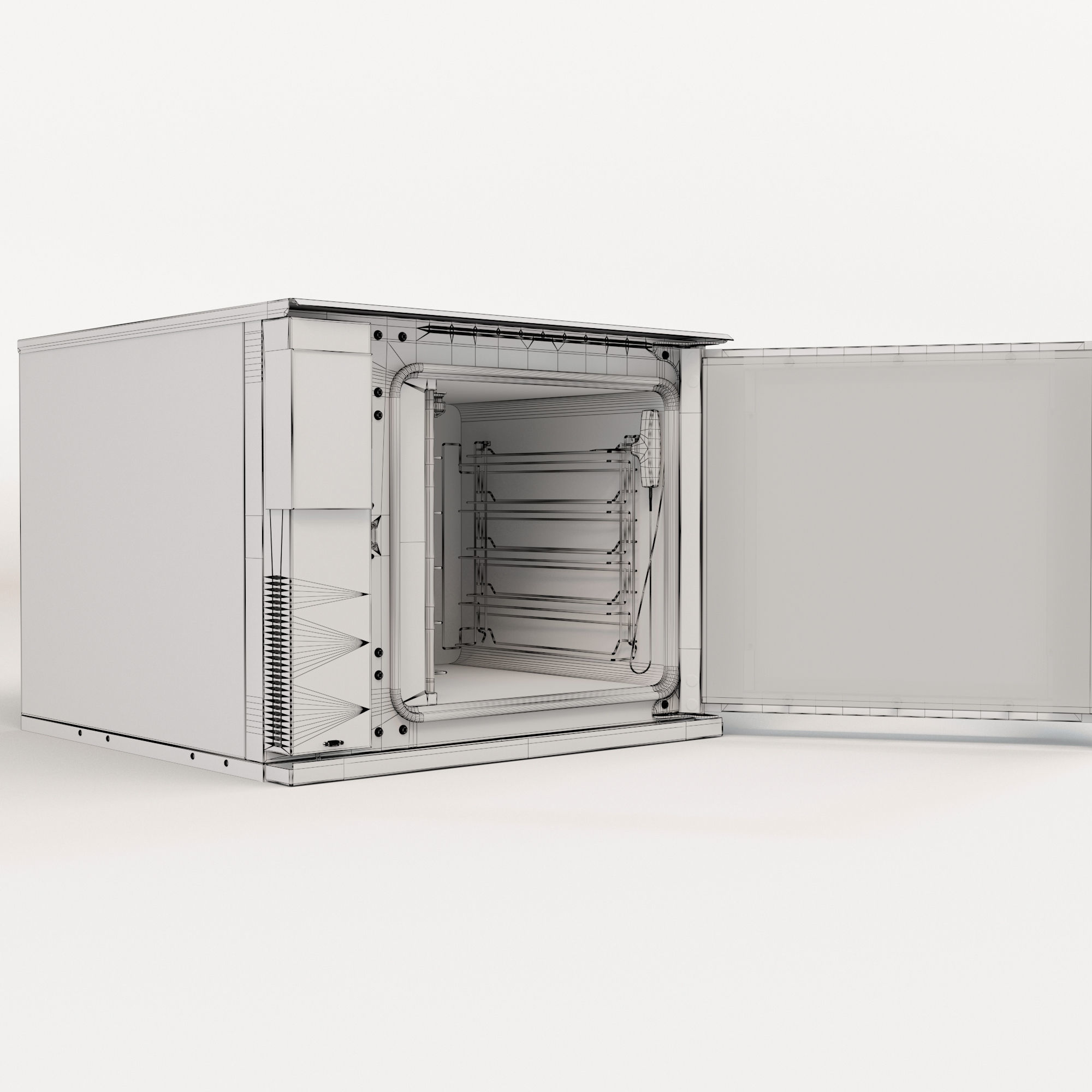 MIWE cube Steam convection oven 3D model_15