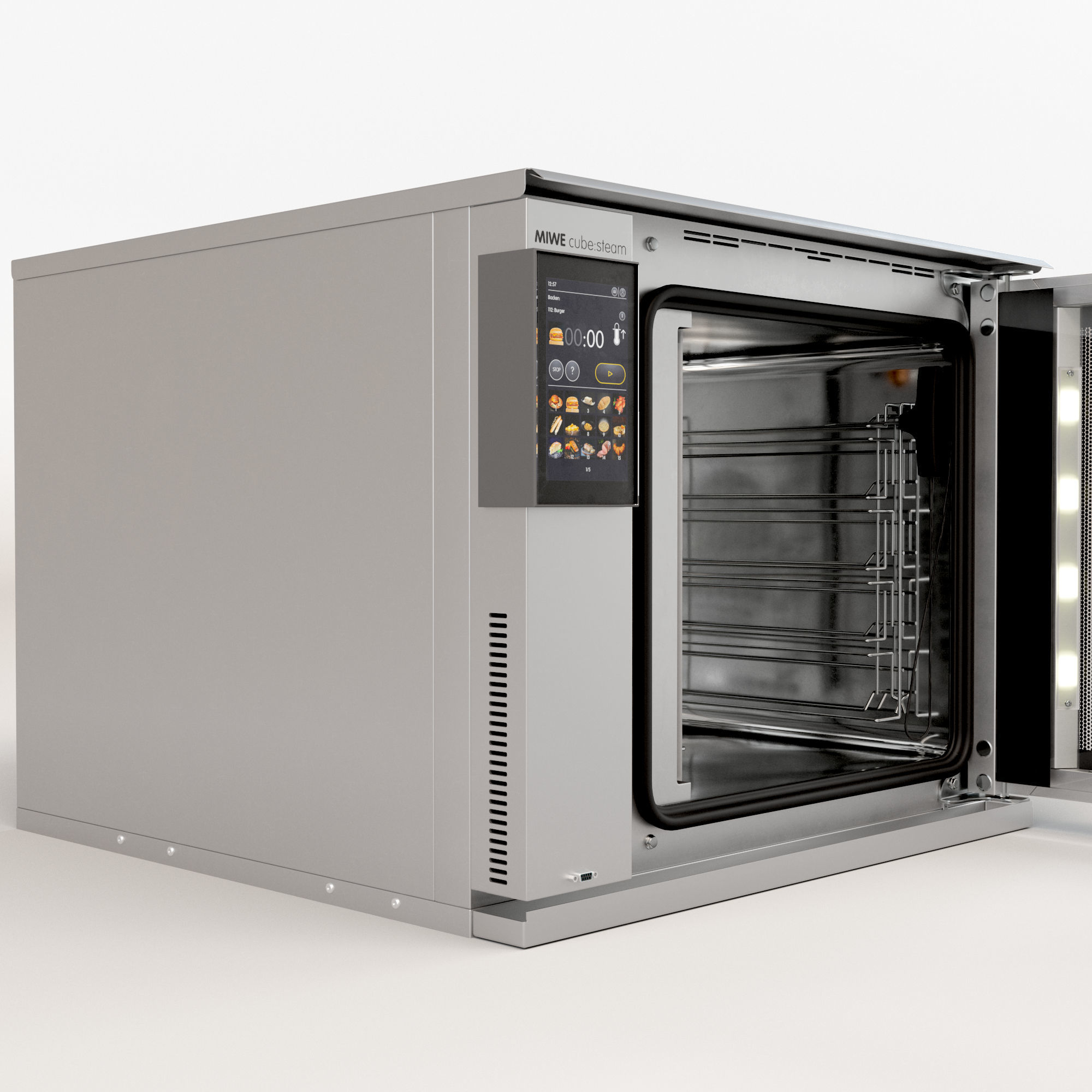 MIWE cube Steam convection oven 3D model_6