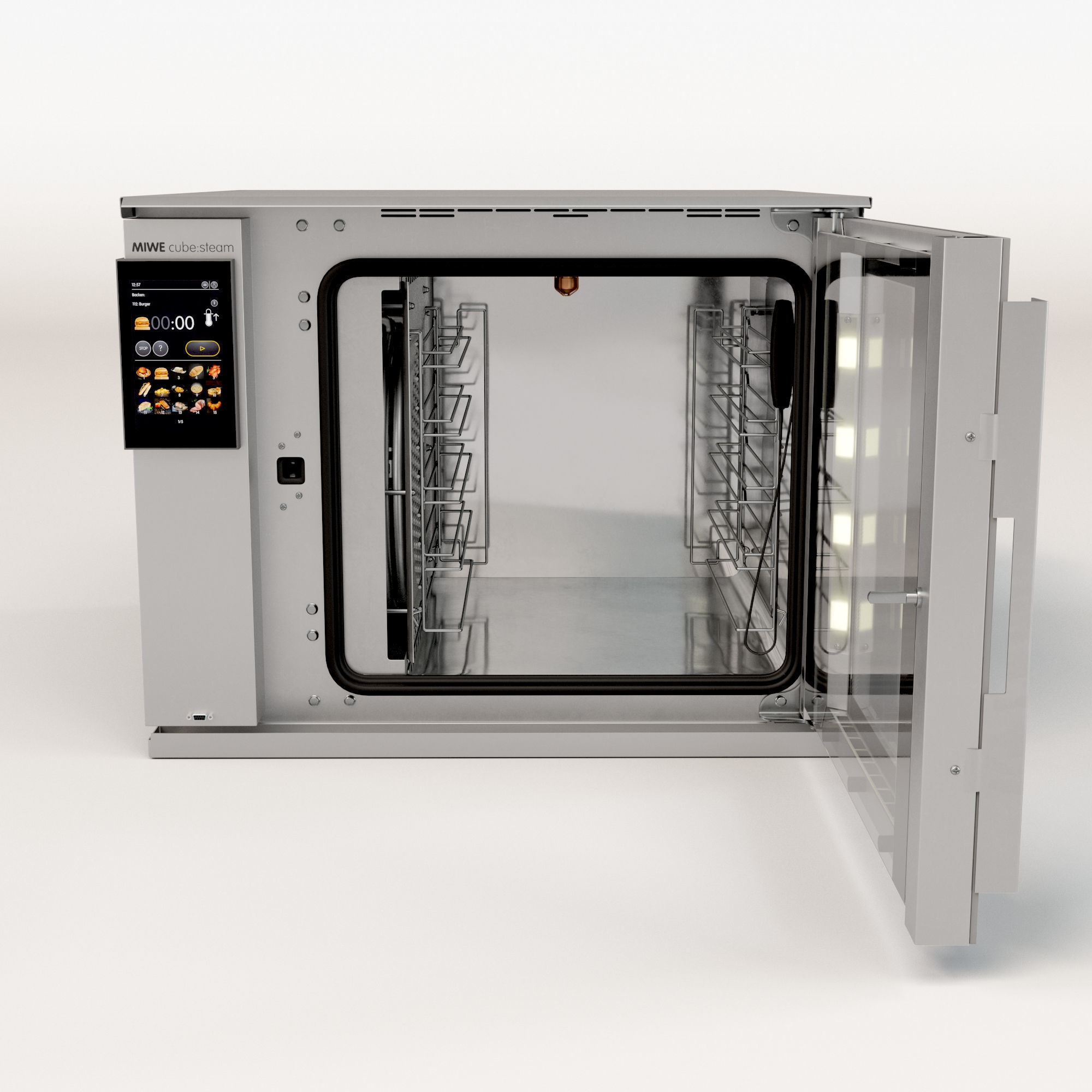 MIWE cube Steam convection oven 3D model_7