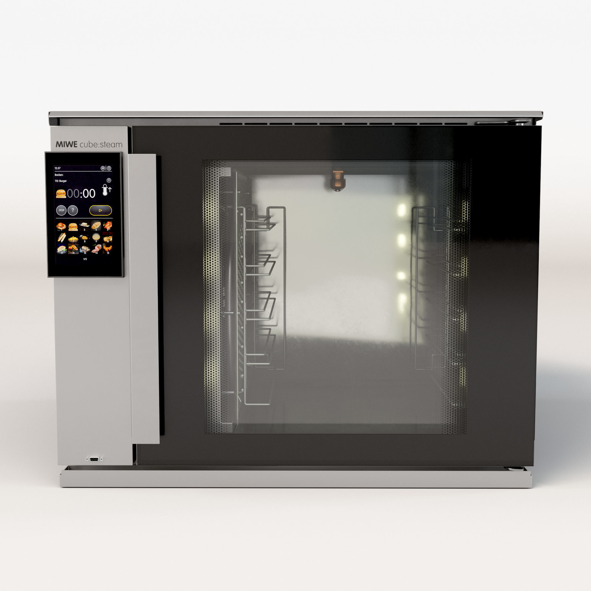 MIWE cube Steam convection oven 3D model_0