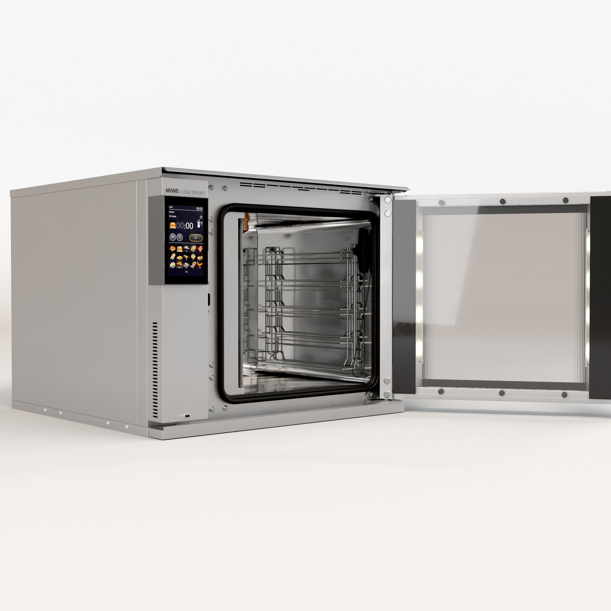 MIWE cube Steam convection oven 3D model_11