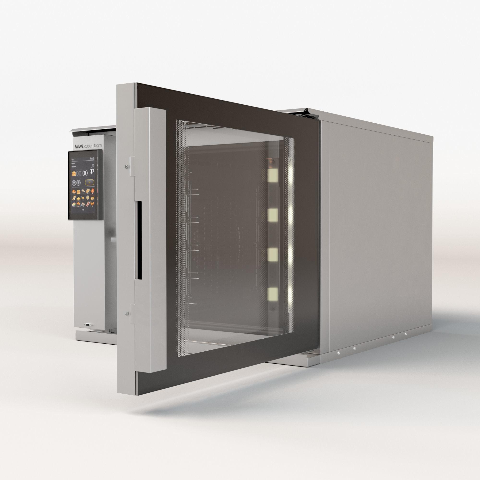 MIWE cube Steam convection oven 3D model_8