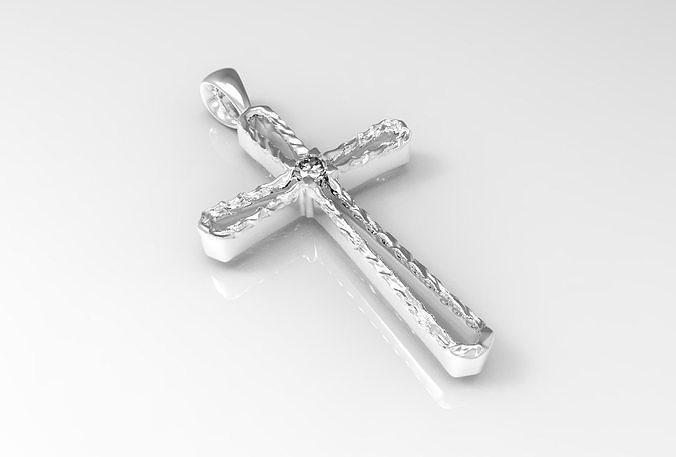 Croce -Pendente - cross 3D print model