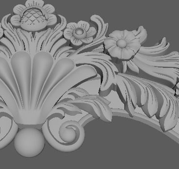  TOILET TABLE WITH MIRROR 3D model_5