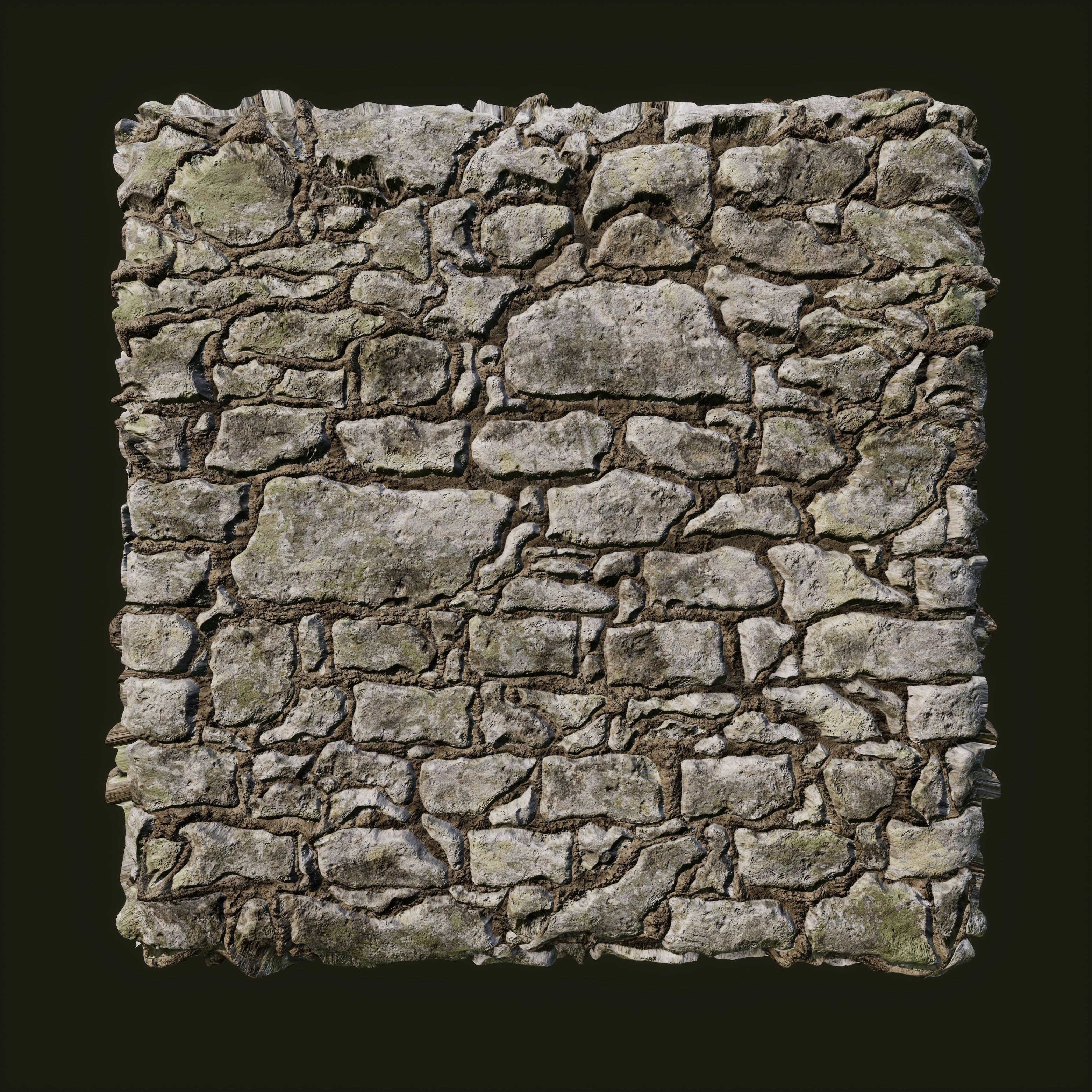 Limestone wall seamless Texture_1