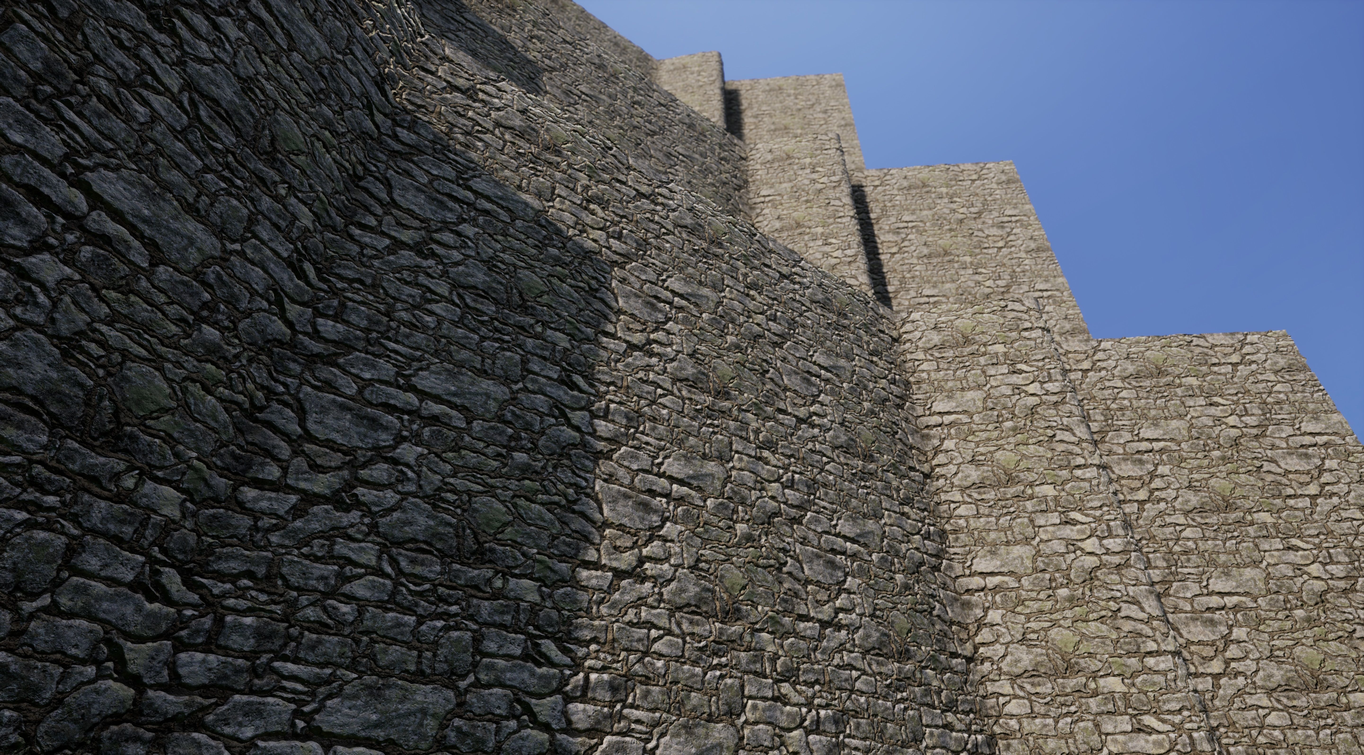 Limestone wall seamless Texture_4