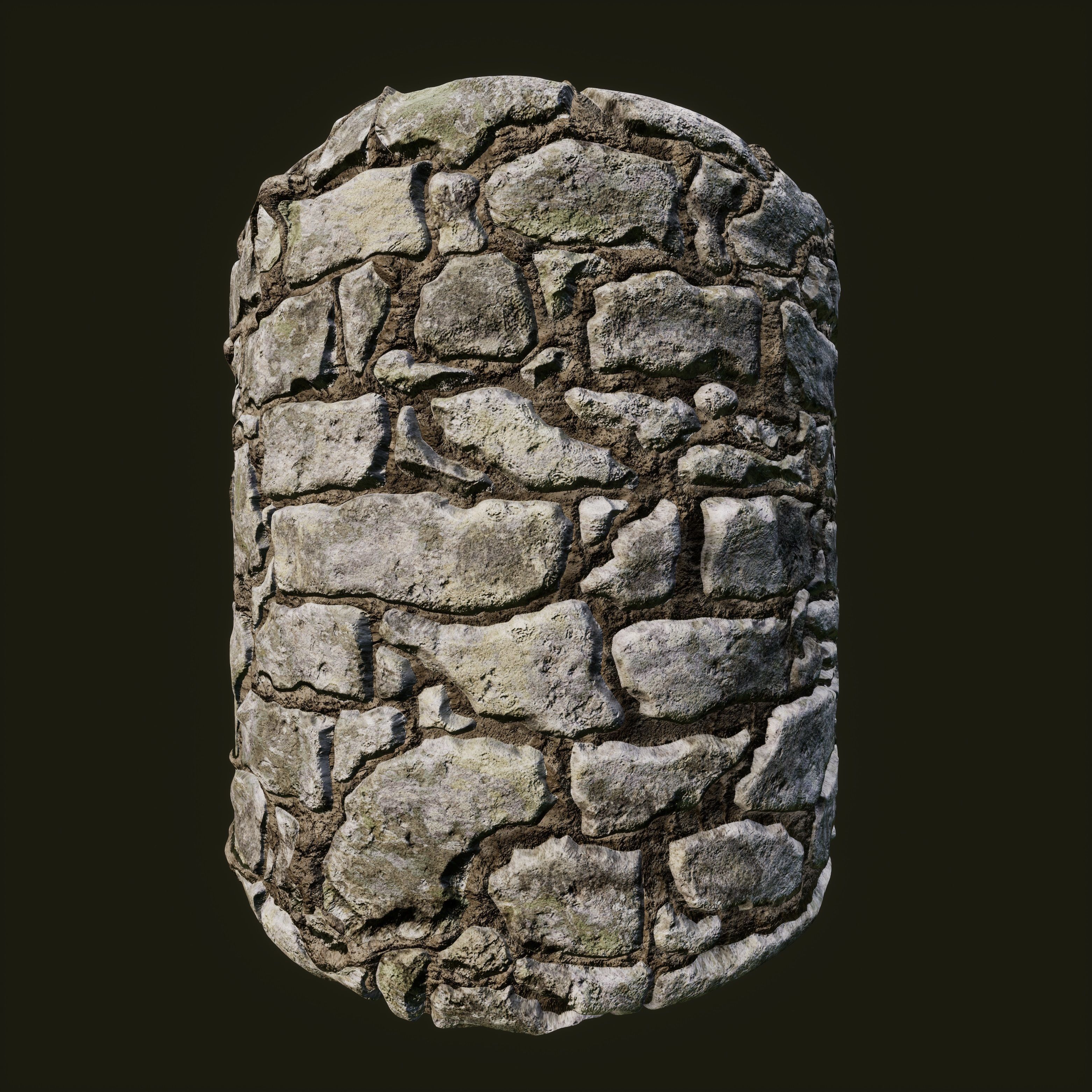 Limestone wall seamless Texture_2