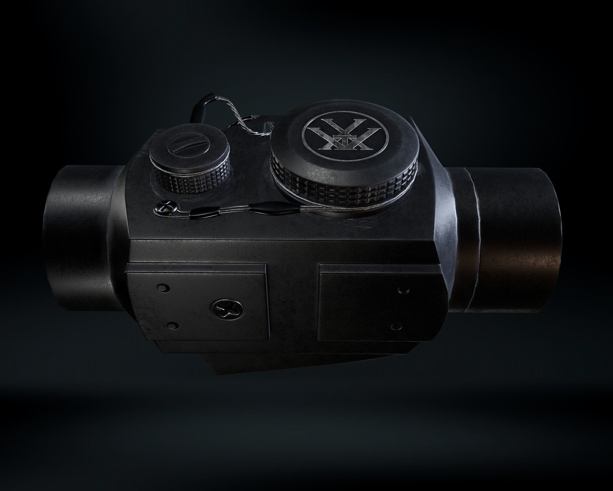Vortex Sparc 2 Red Dot 2 MOA Low-poly 3D model_1