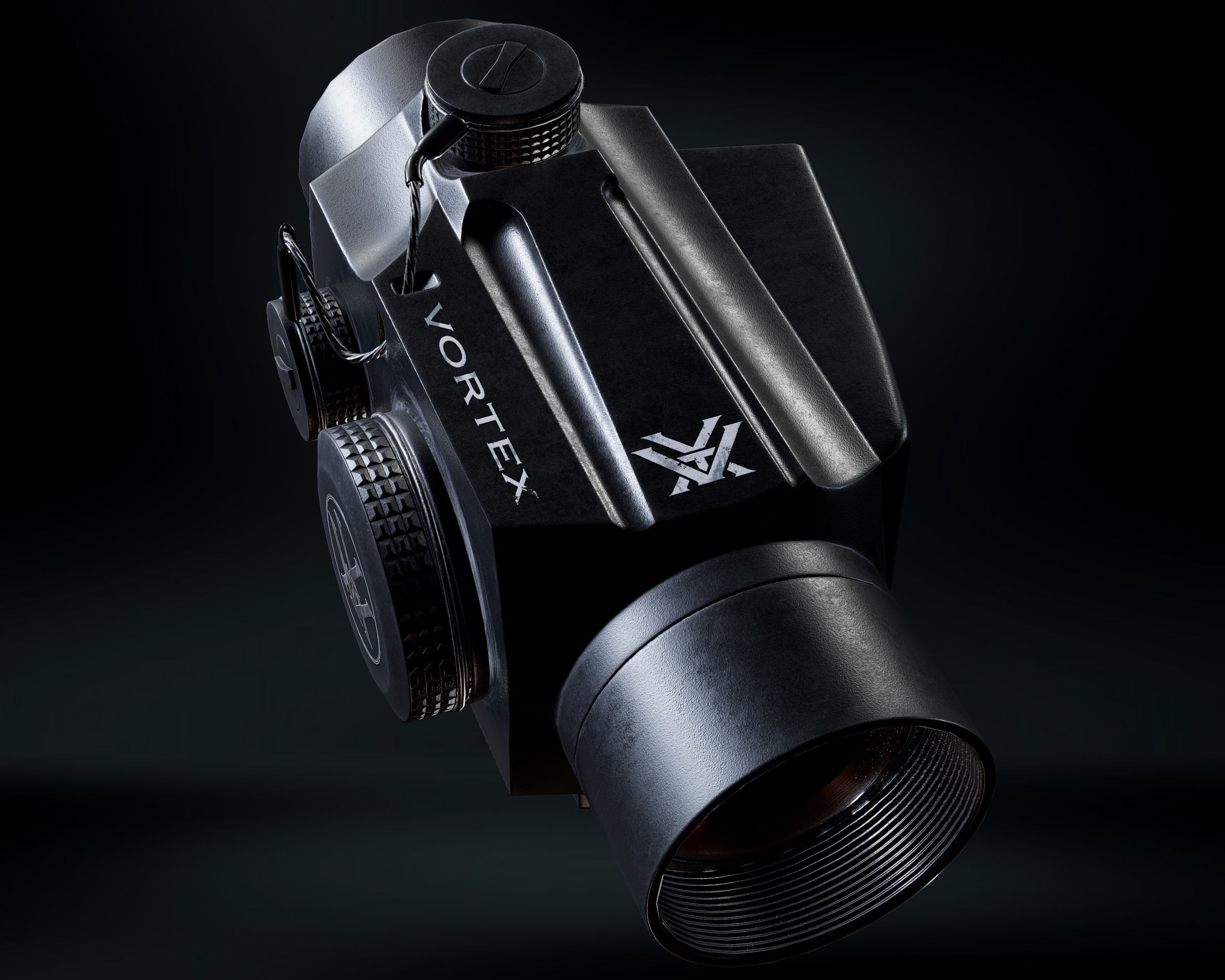 Vortex Sparc 2 Red Dot 2 MOA Low-poly 3D model_2