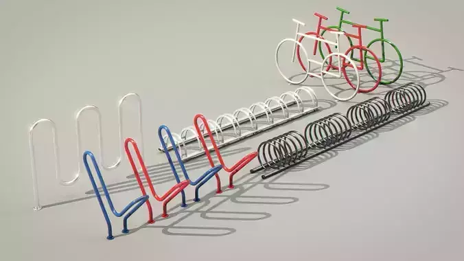 Bike Racks collection set