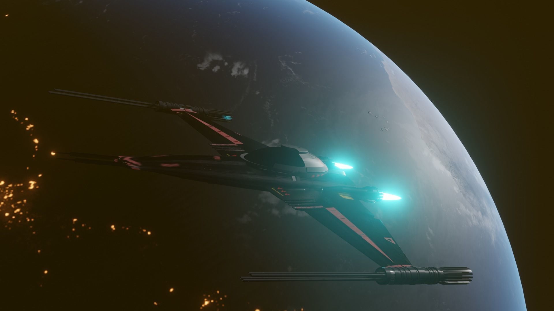 Space Fighter Jet 3D model_5