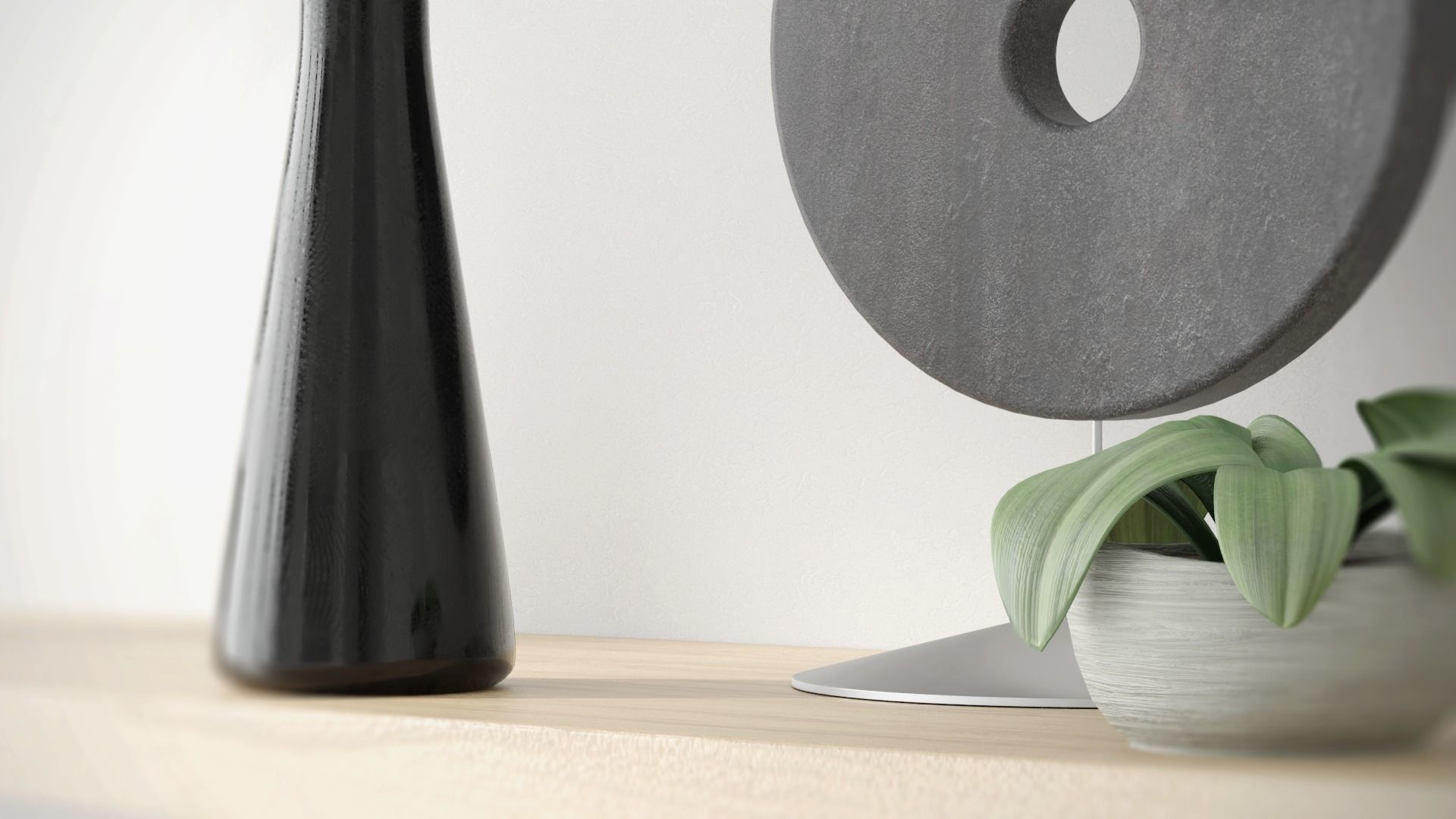 Modern decorative set 001 Free 3D model_2