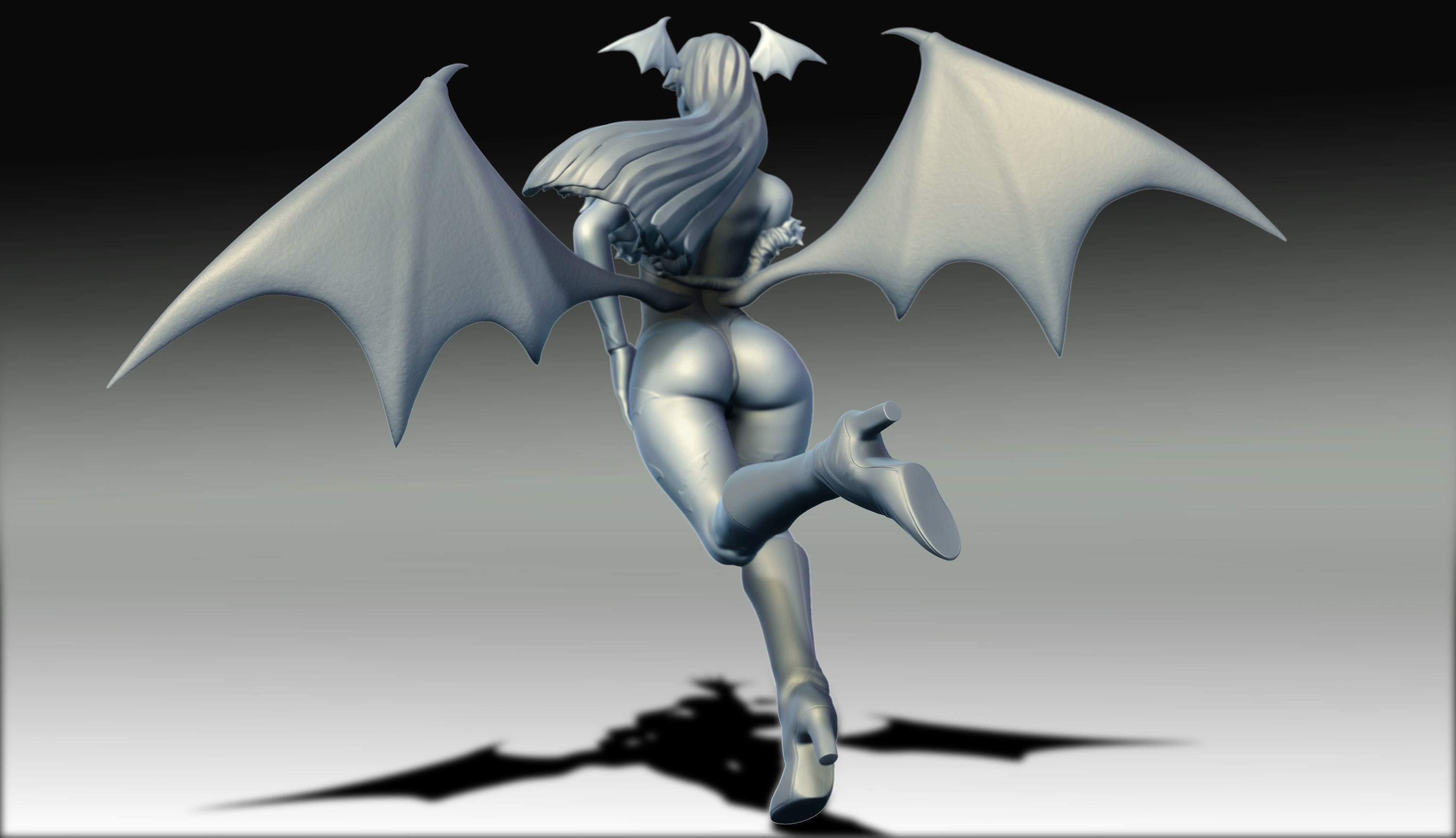Morrigan Aensland 3D printable figure 3D print model_2