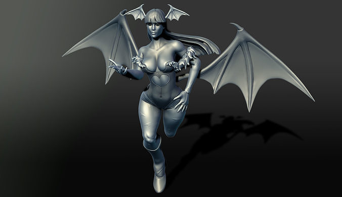 Morrigan Aensland 3D printable figure 3D print model