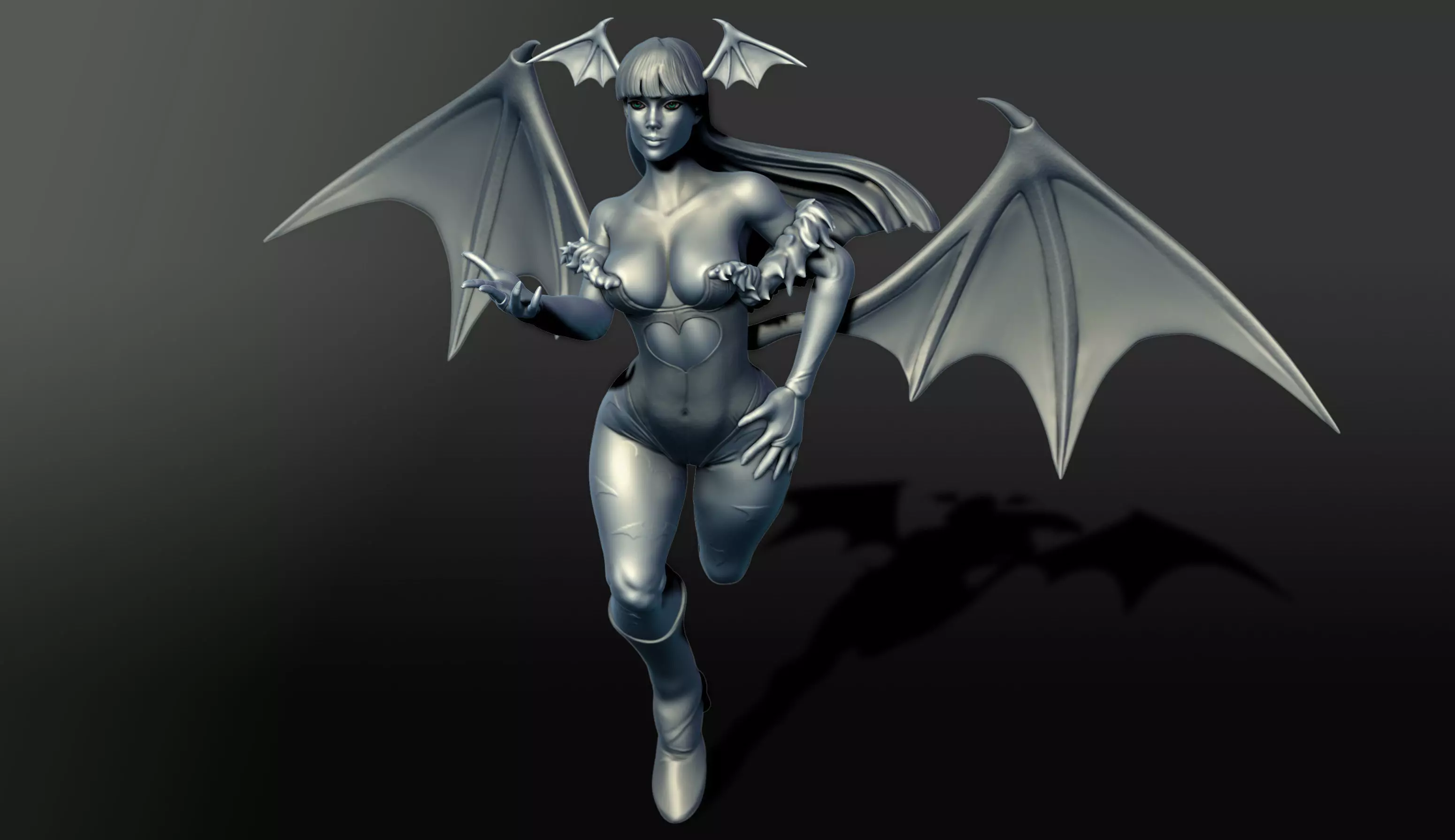 Morrigan Aensland 3D printable figure 3D print model_0