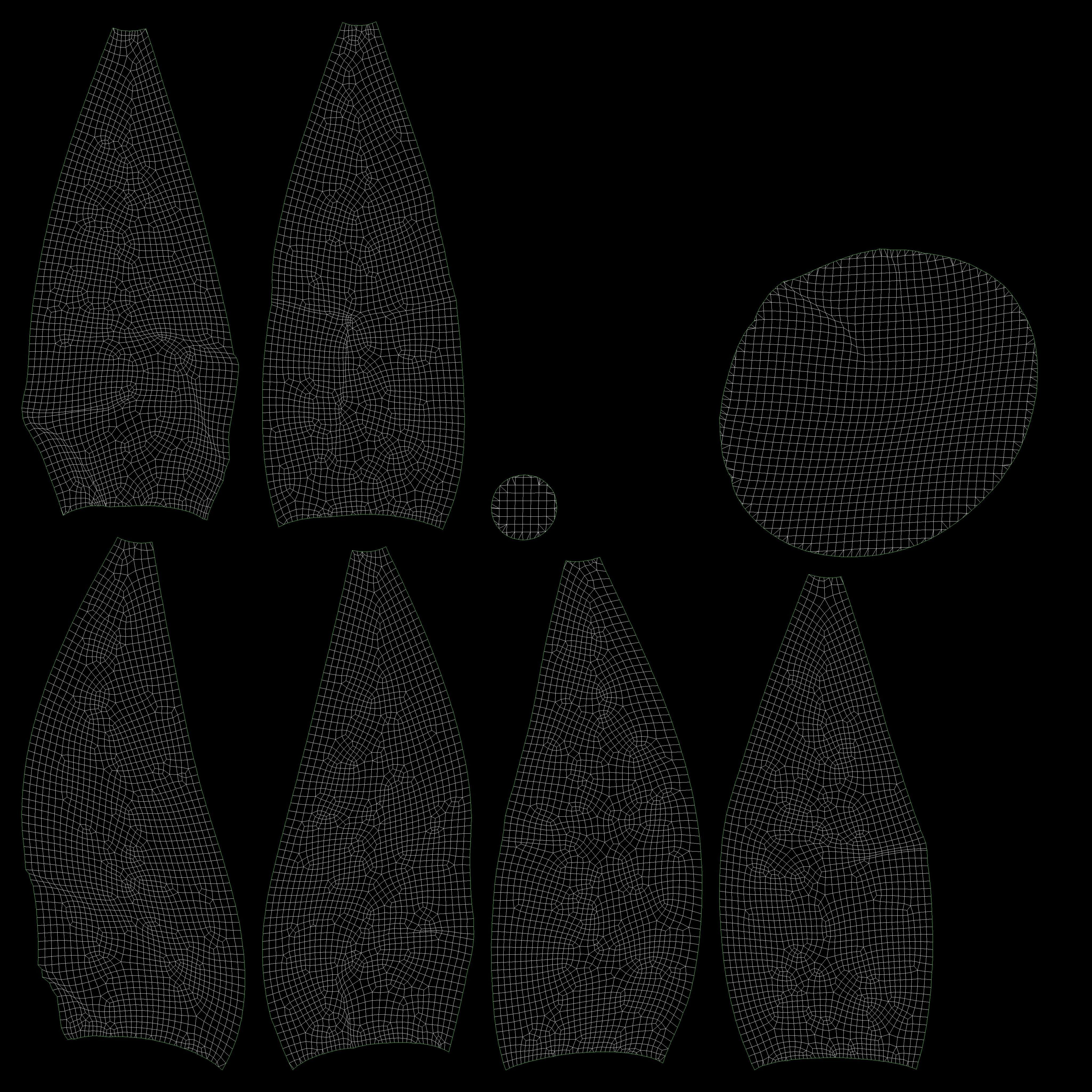 Bean Bag chair 3D model_7