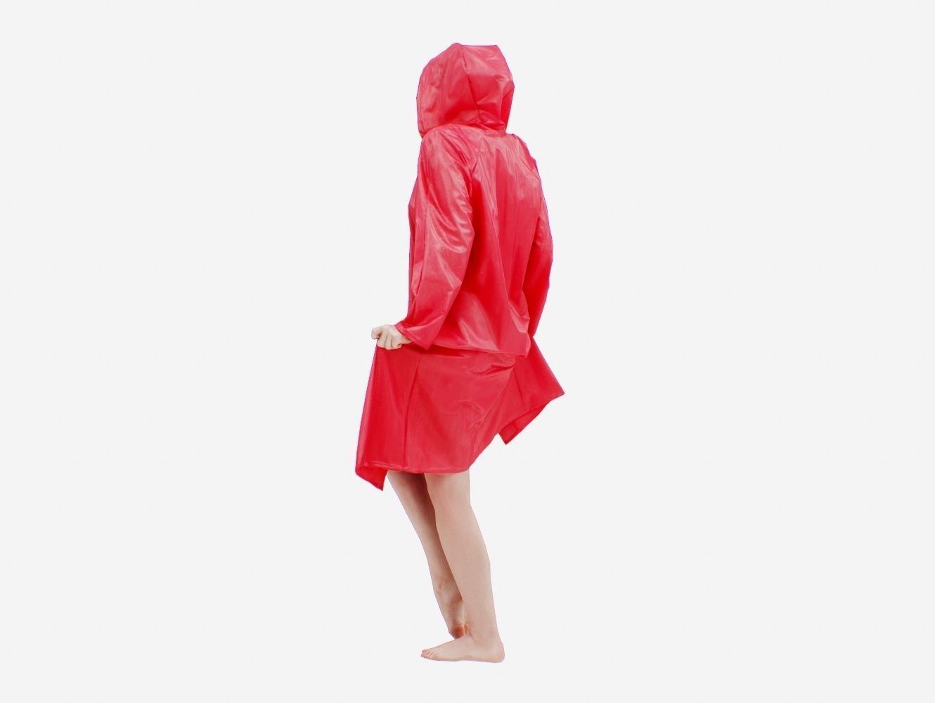 Raincoat 008 Low-poly 3D model_8