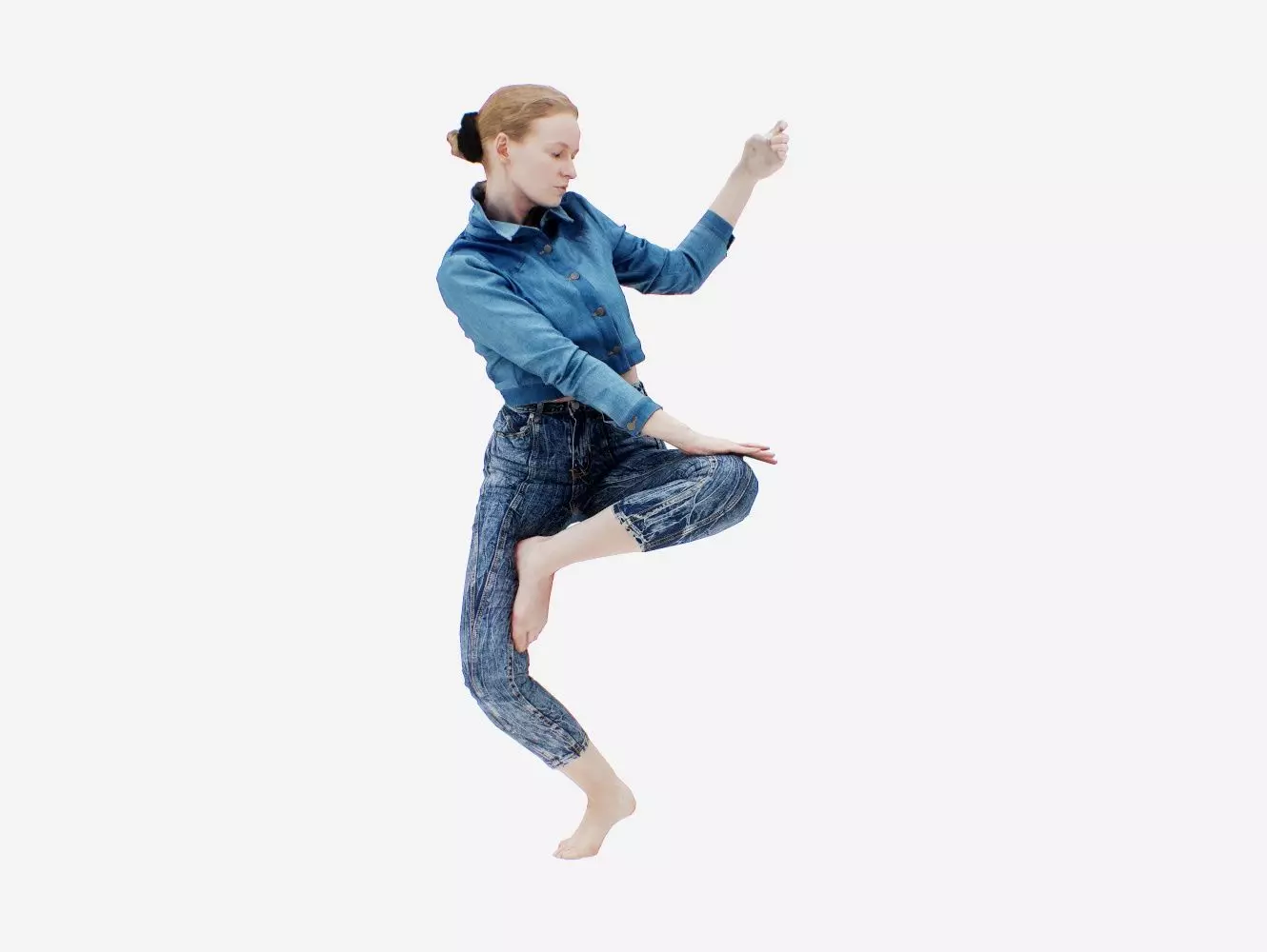 Pole 002 Low-poly 3D model_0