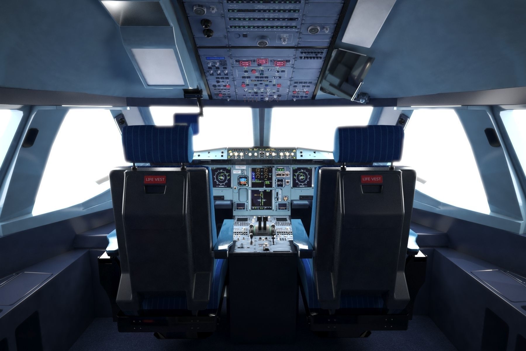 Airbus A 320neo 3D model_31