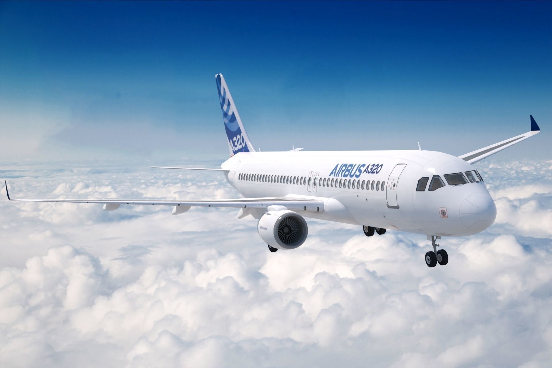 Airbus A 320neo 3D model_2