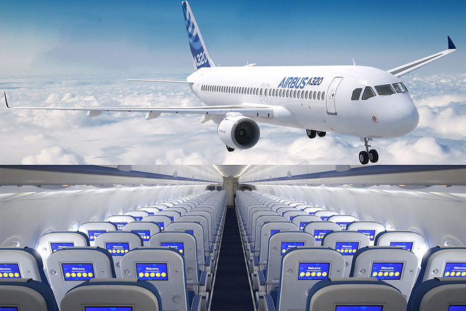Airbus A 320neo 3D model