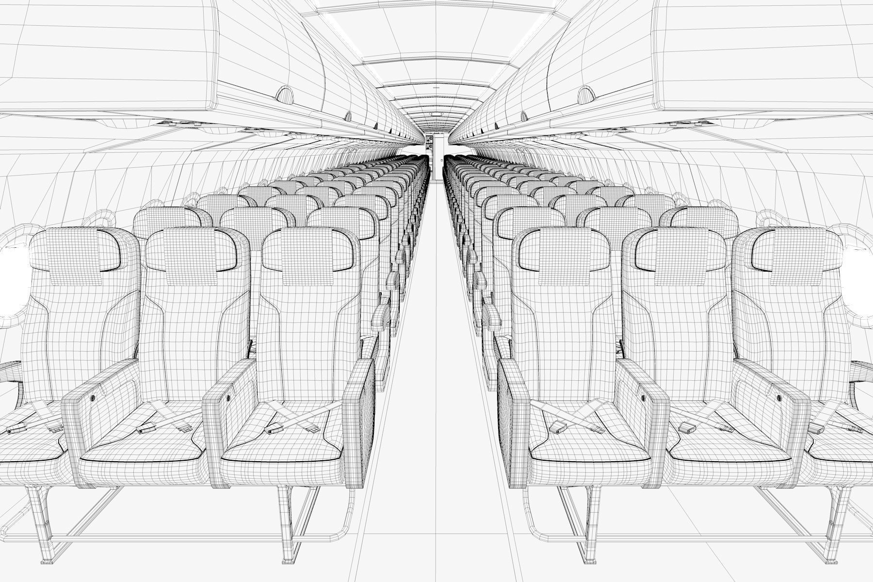 Airbus A 320neo 3D model_36