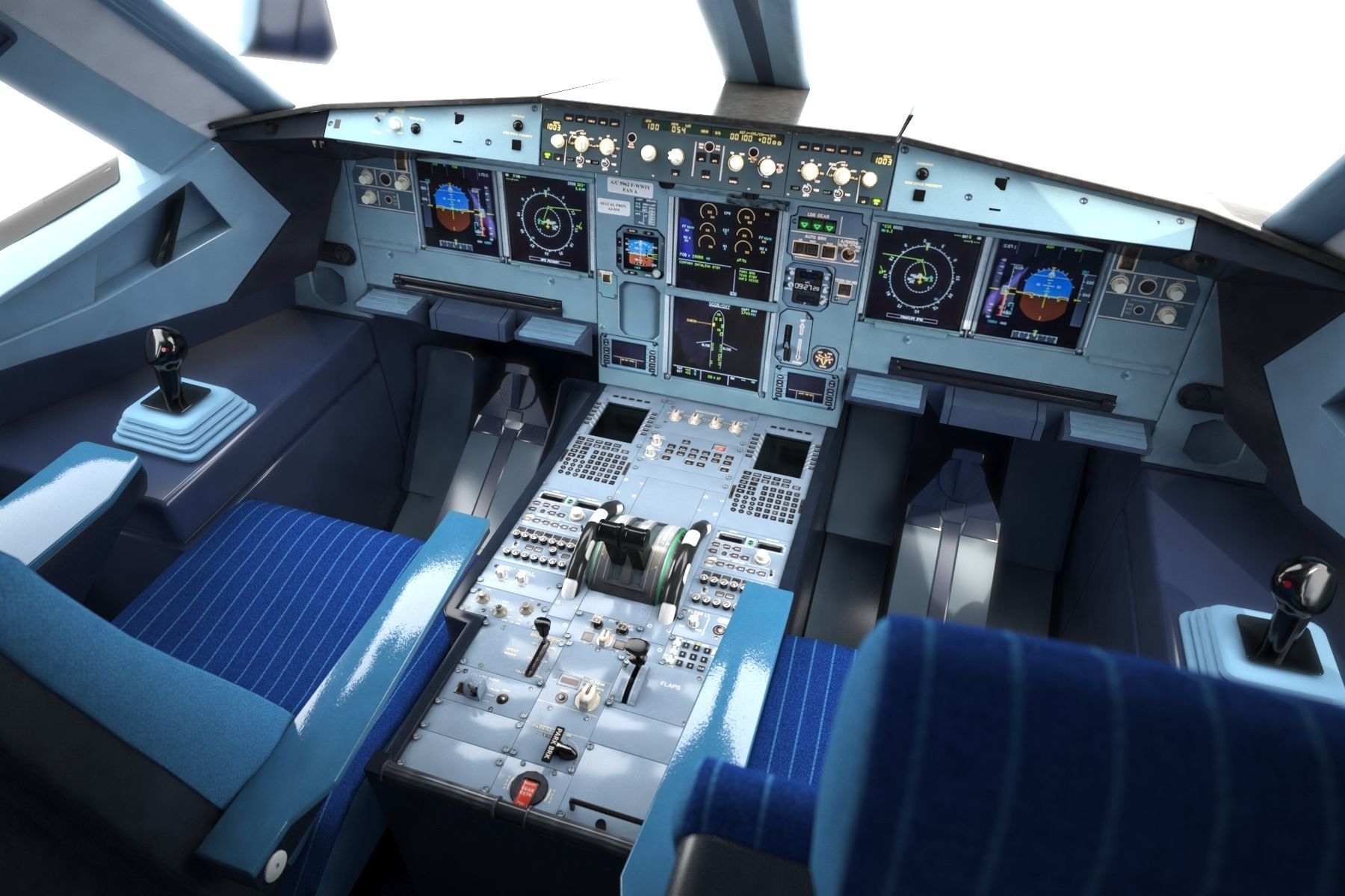 Airbus A 320neo 3D model_32