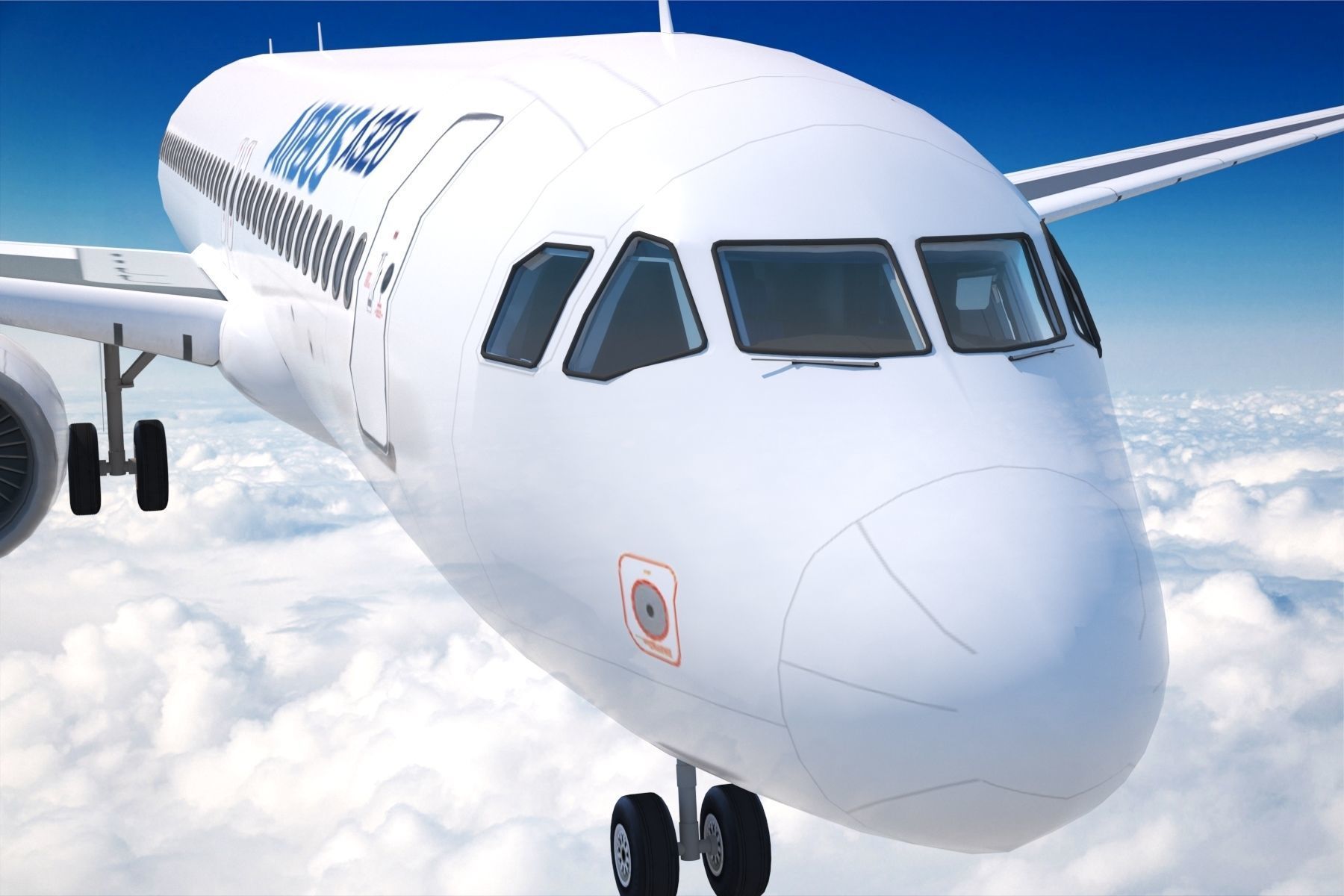 Airbus A 320neo 3D model_4