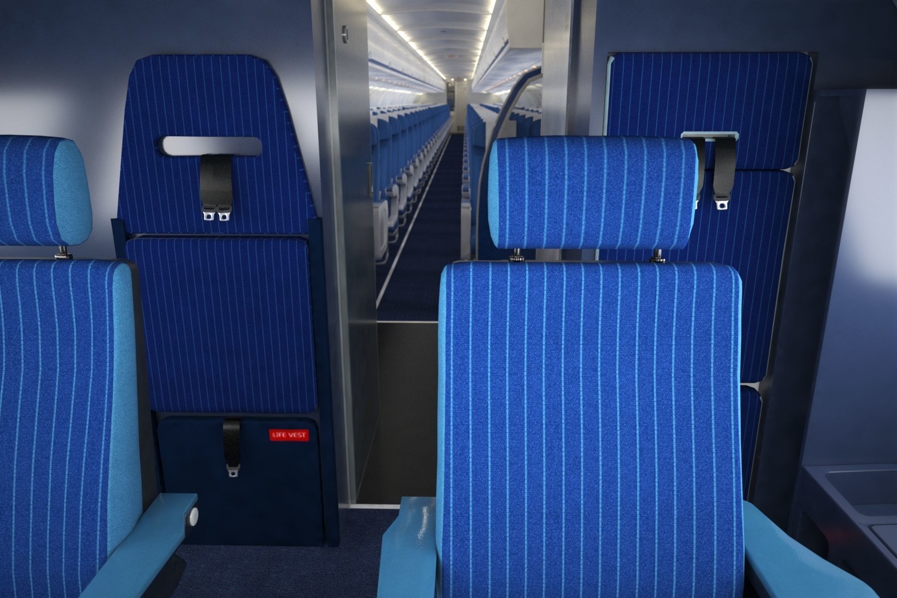 Airbus A 320neo 3D model_33