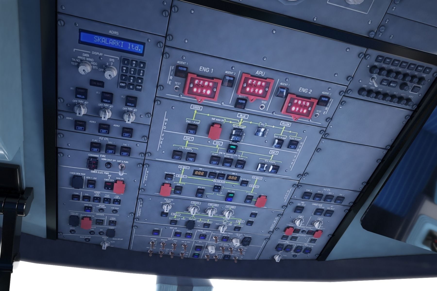 Airbus A 320neo 3D model_34