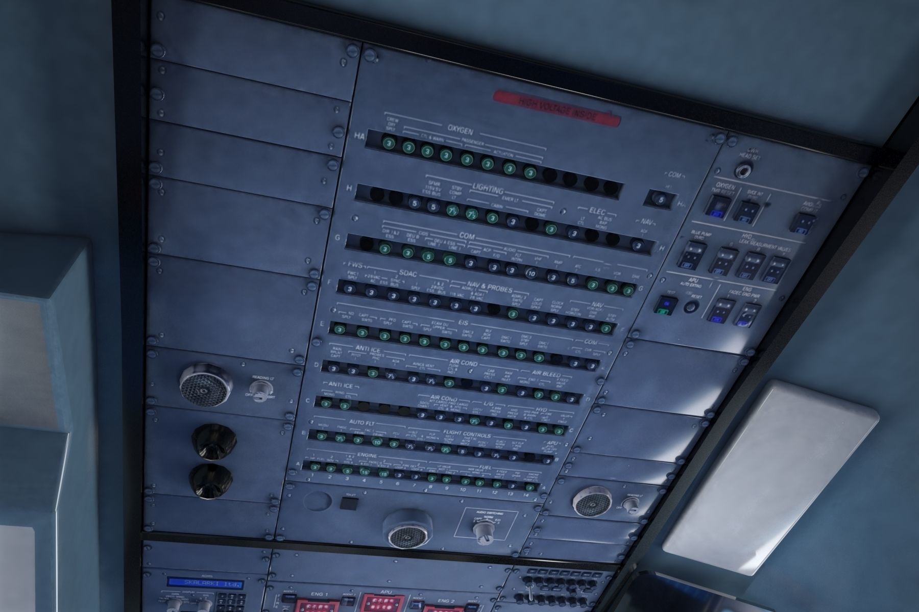 Airbus A 320neo 3D model_35